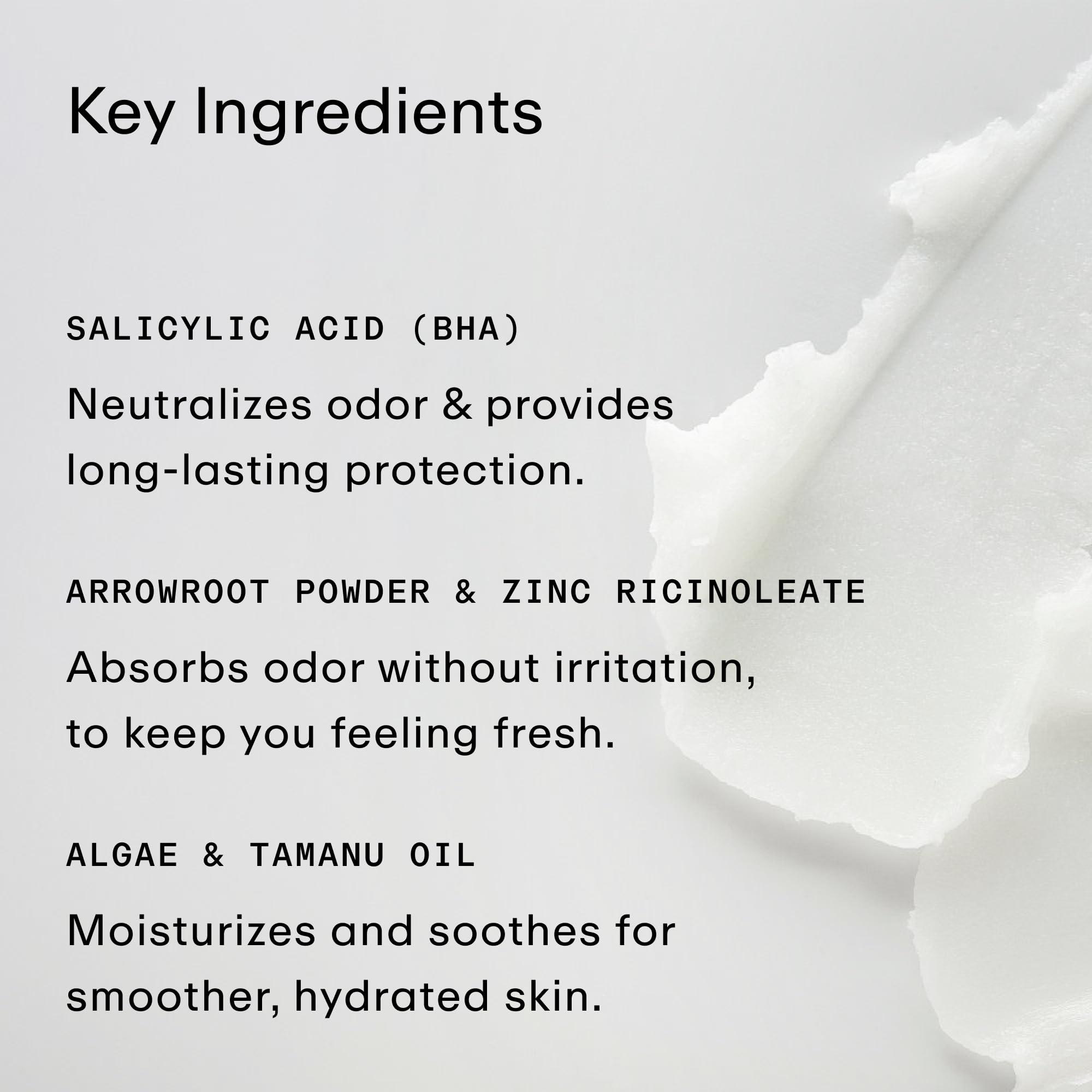 PHLUR Vanilla Skin Natural Deodorant - 48 Hour Odor Protection Natural Baking Soda Free & Aluminum Free, Salicylic Acid, Arrowroot Powder, Algae & Tamanu Oil - No Residue or Irritation - Image 3