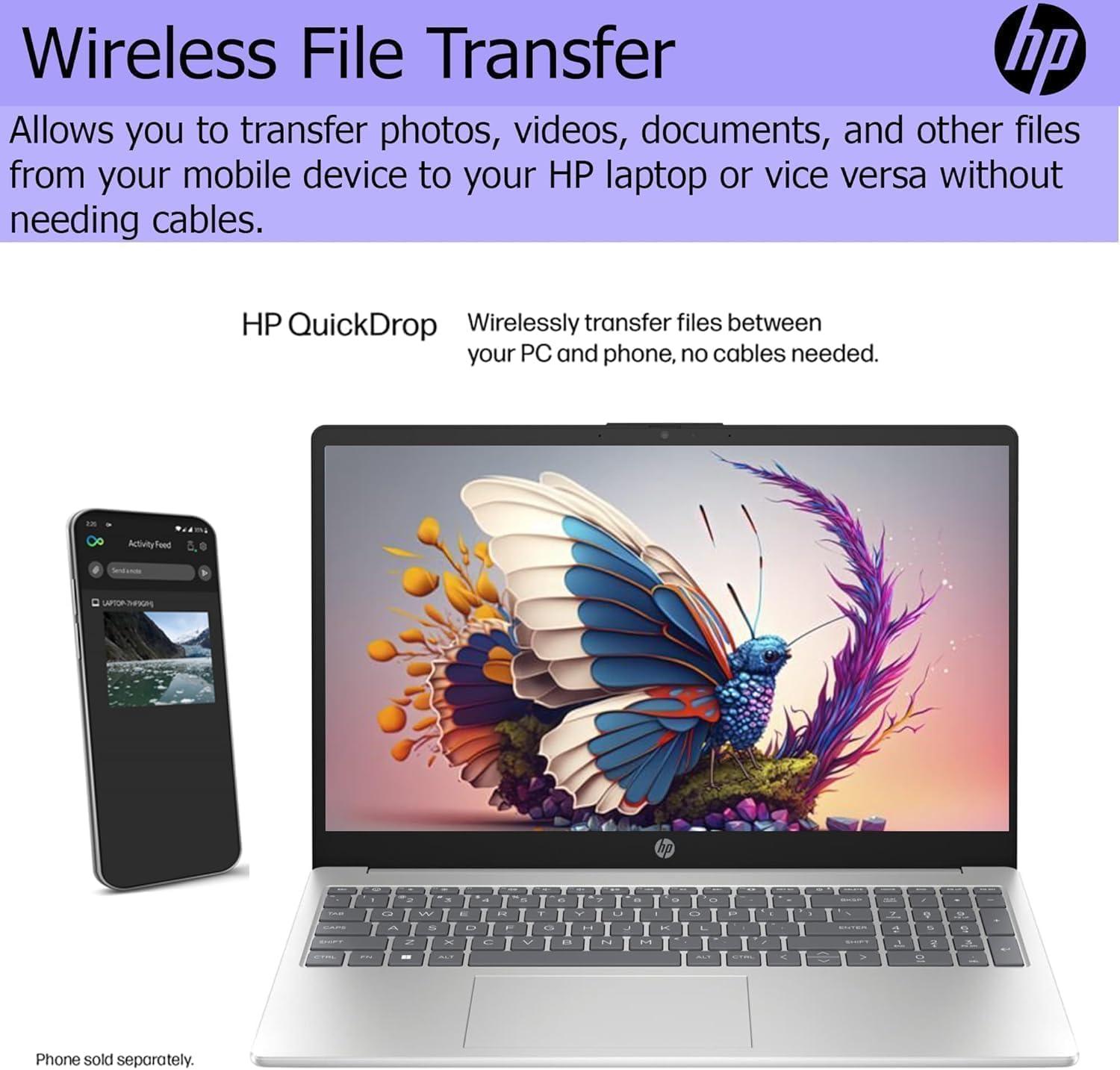 HP Pavilion 15.6" Touchscreen Laptop | 40GB RAM | 1TB Storage (512GB SSD + 512GB External Storage) | Intel 12th-Gen 6 Core Processor (Beat i7-1165G7) | Webcam | Windows 11 Pro | w/WOWPC Bundle - Image 8