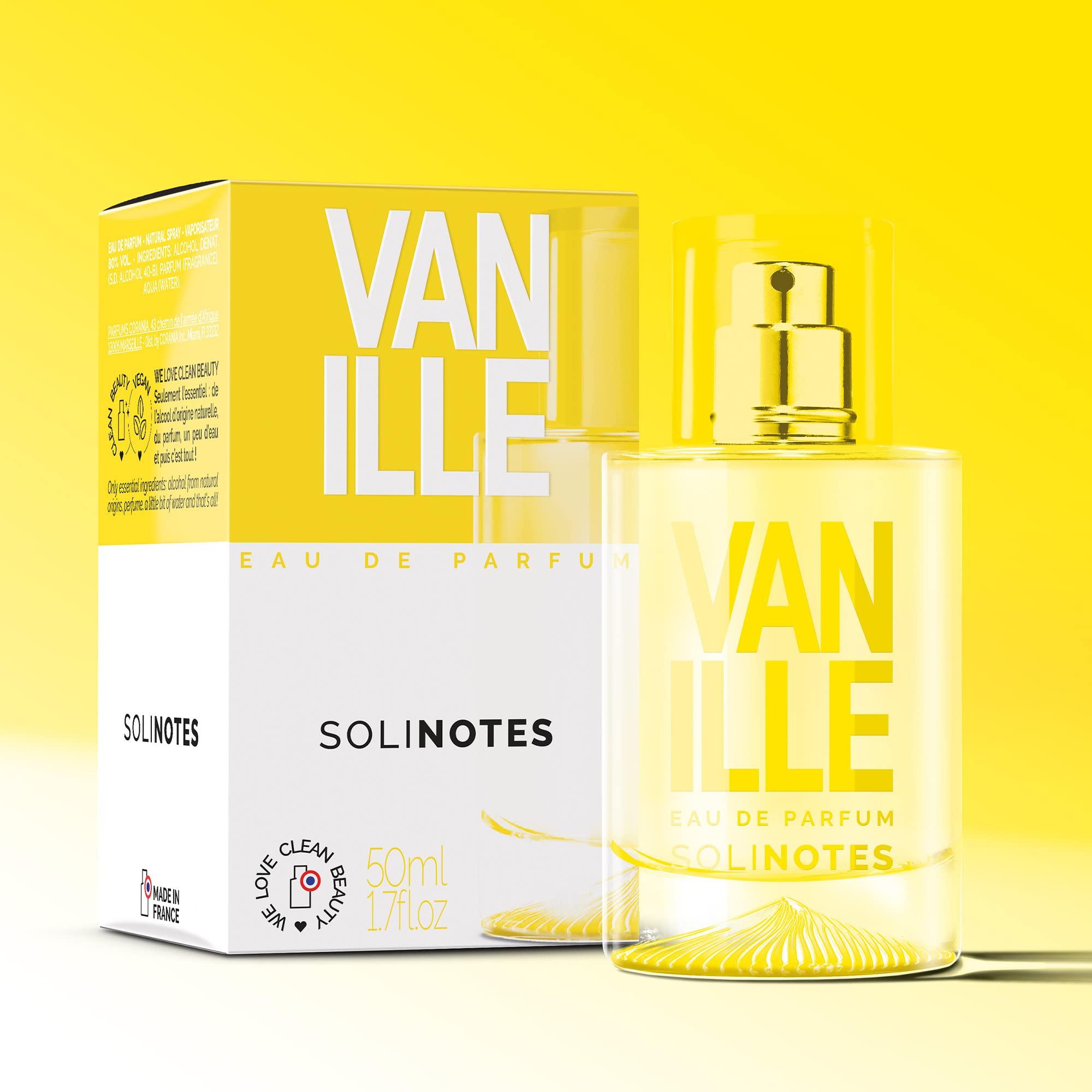 Solinotes Vanilla Perfume for Women & Men, 1.7 Fl Oz/ 50 ML Eau De Parfum, Delicate Floral and Soothing Scent with Premium Ingredients - Clean Perfume, Cruelty Free, Vegan, Made in France - Image 2