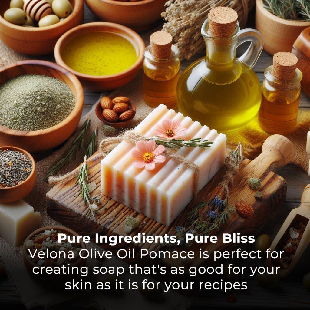 velona Olive Pomace Oil 64 Fl Oz | 100% Pure and Natural Carrier Oil | Refined | Skin, Hair, Body & Face Moisturizing | Use Today - Enjoy Results. - Image 3