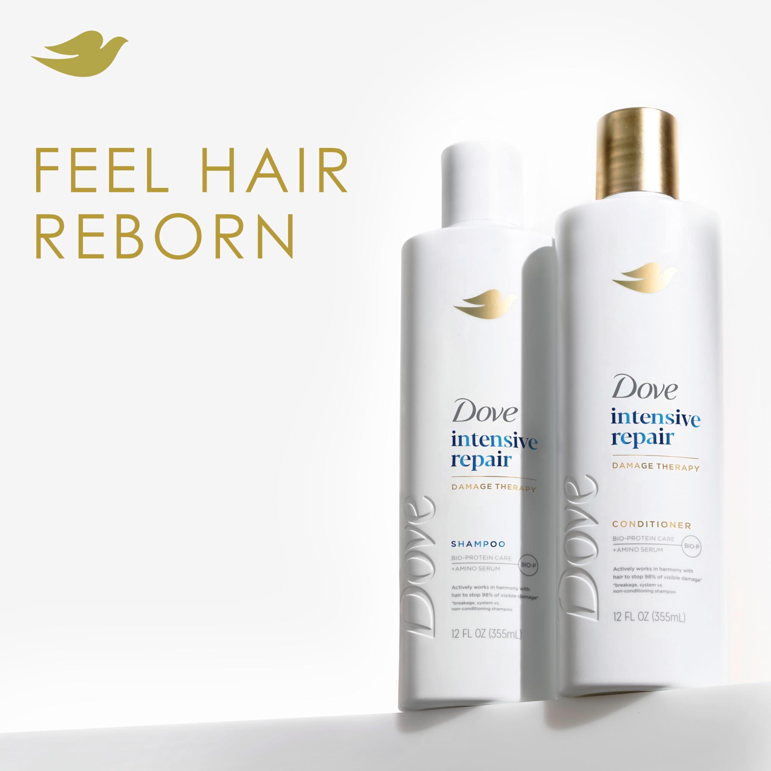 Dove Deep Hair Conditioner, 4 ct for Dry Hair, Intensive Repair, 12 oz - Image 5