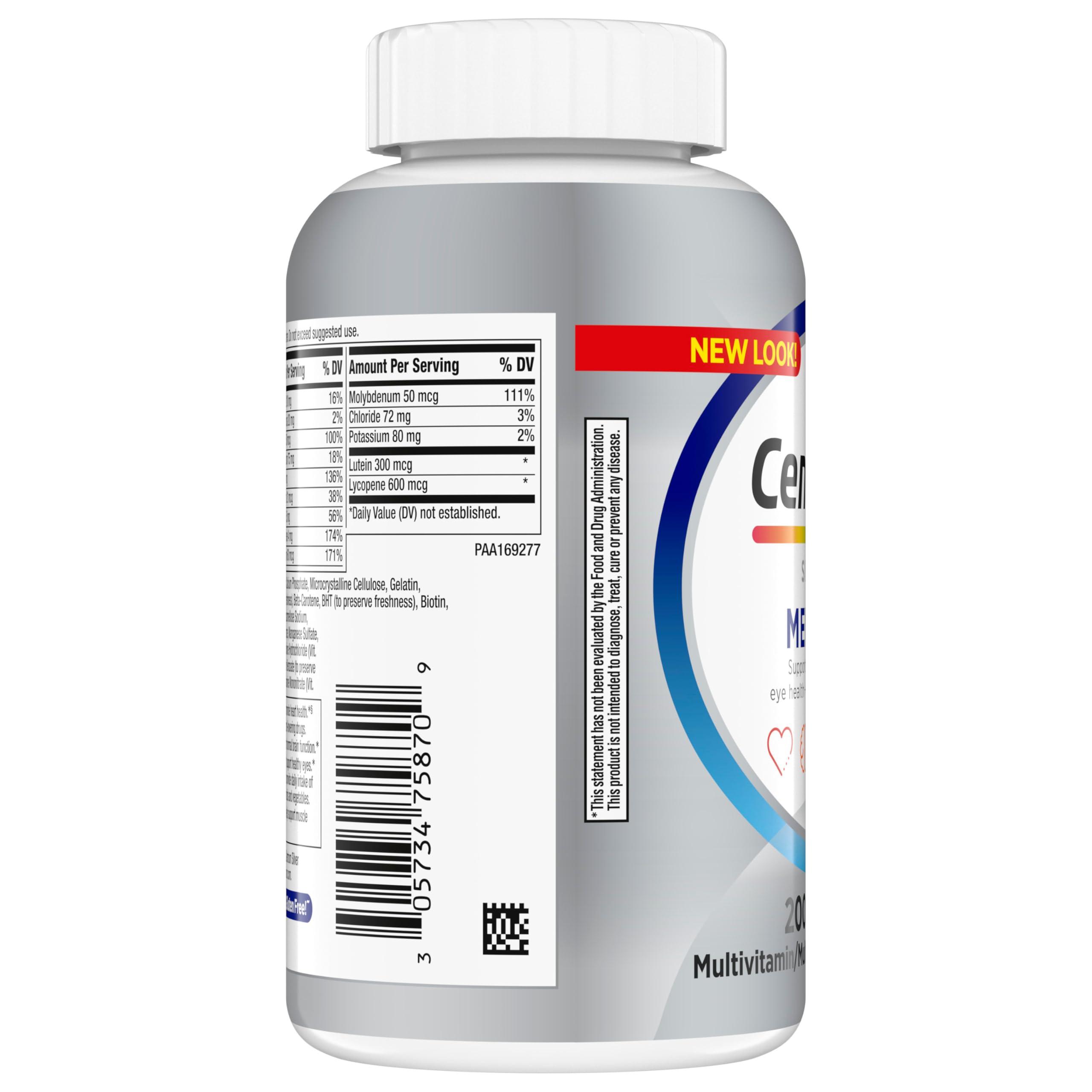 Centrum Silver Men's 50+ Multivitamin with Vitamin D3, B-Vitamins, Zinc for Memory and Cognition - 200 Tablets - Image 14