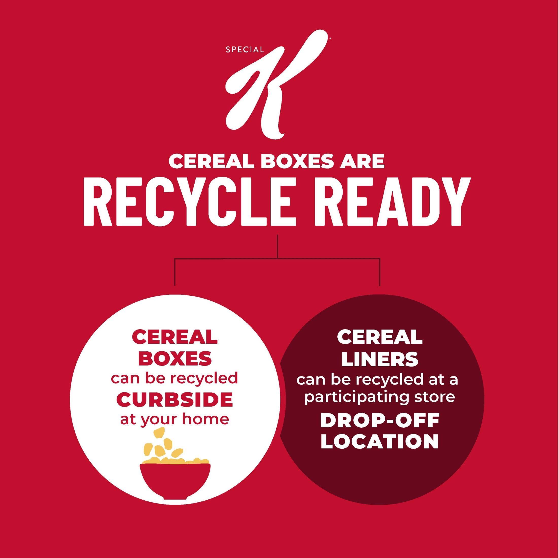 Kellogg's Special K Breakfast Cereal, Family Breakfast, Fiber Cereal, Giant Size, Red Berries, 19.2oz Box (1 Box) - Image 6