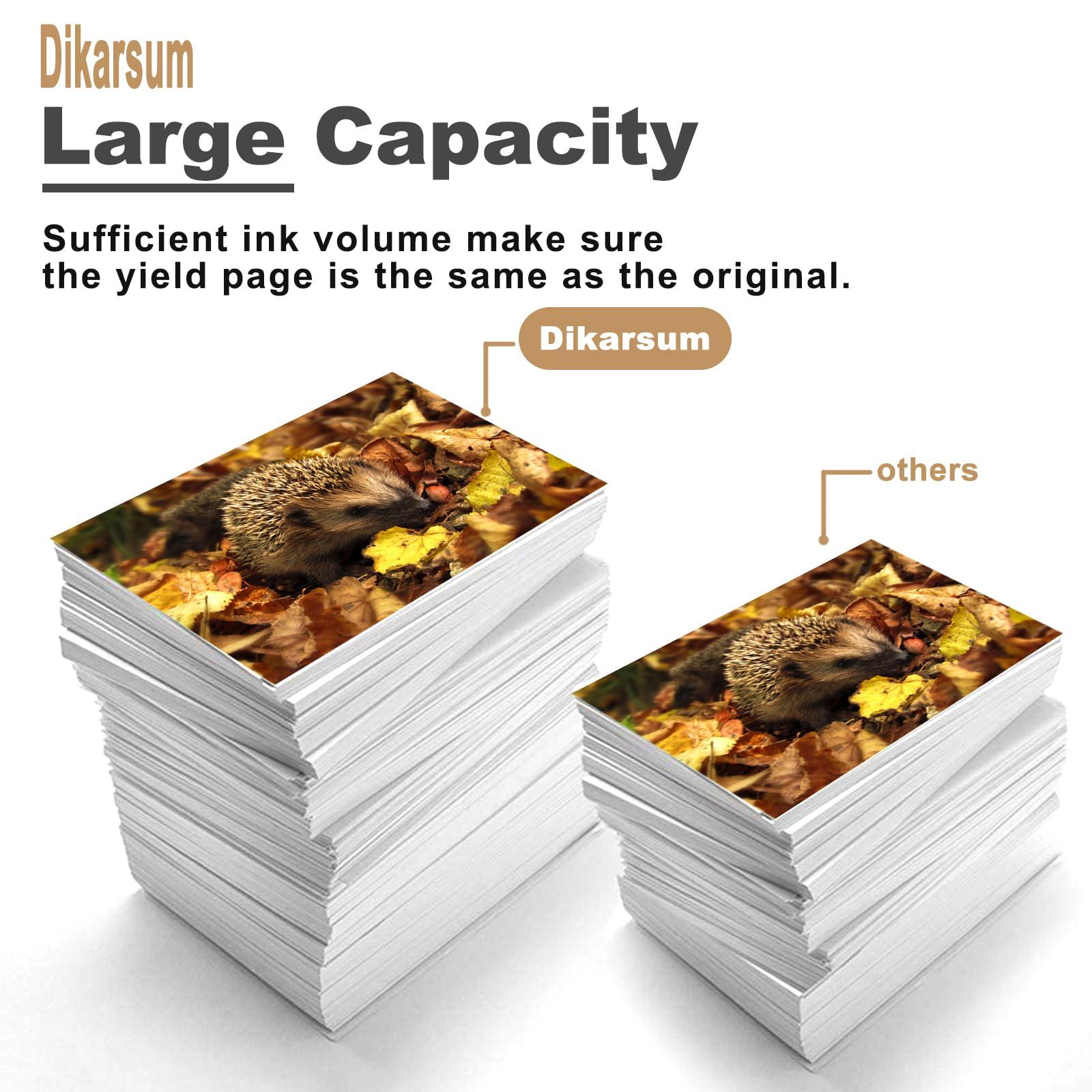 Dikarsum Refill Ink Kit for HP 60 61 62 63 94 95 96 564 920 901 902 932 933 934 940 950 951 952 Inkjet Printer Cartridges for Refillable Ink Cartridges CISS System with 4 Free Syringe(100ML 3BK C M Y) - Image 5