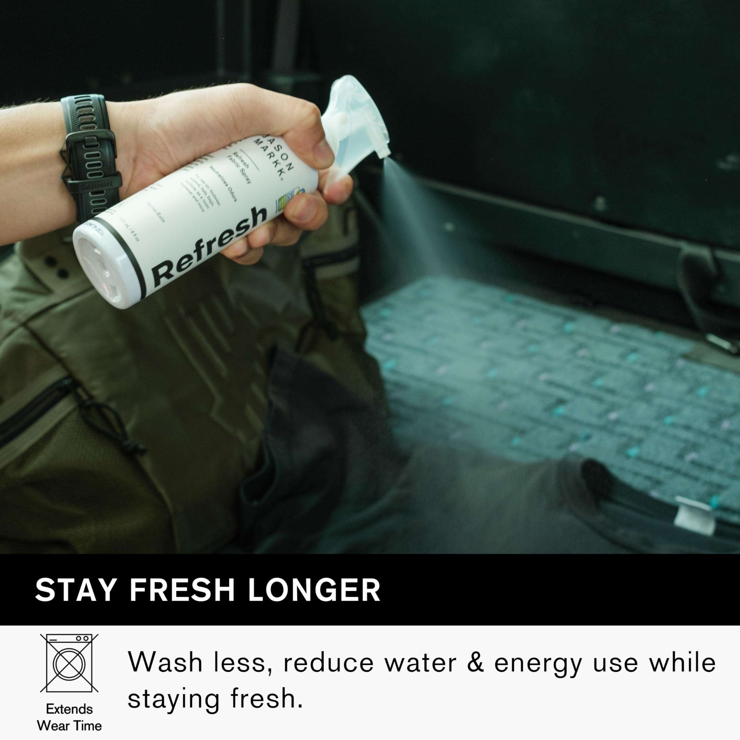 Jason Markk Refresh Spray, Shoe Deodorizer, Odor Eliminator, Sneaker Care, Ideal for Footwear, Hats, Apparel, Bags, Furniture, Room Freshener, Sierra Rain Scent, 6oz - Image 3