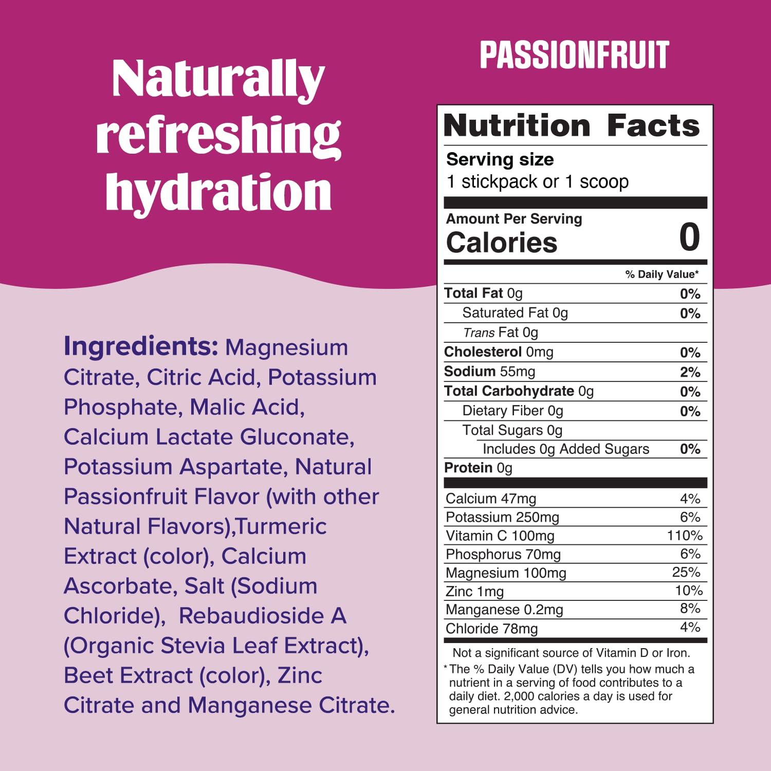 Ultima Replenisher Daily Electrolyte Powder Drink Mix – Sugar Free – Passionfruit, 90 Servings – Hydration Powder with 6 Key Electrolytes and Trace Minerals – Keto Friendly, Non-GMO - Image 4