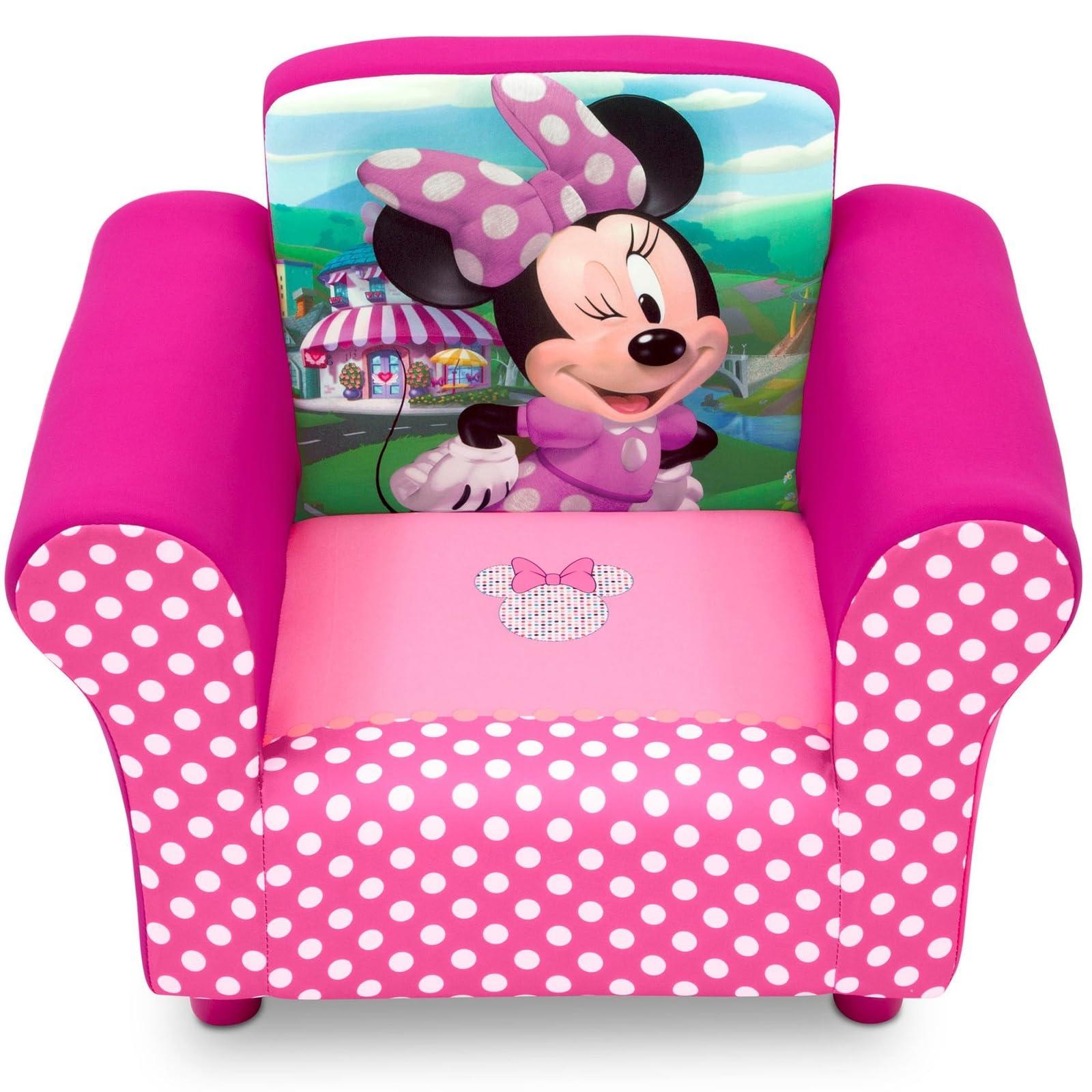 Delta Children Upholstered Chair, Disney Minnie Mouse - Image 5