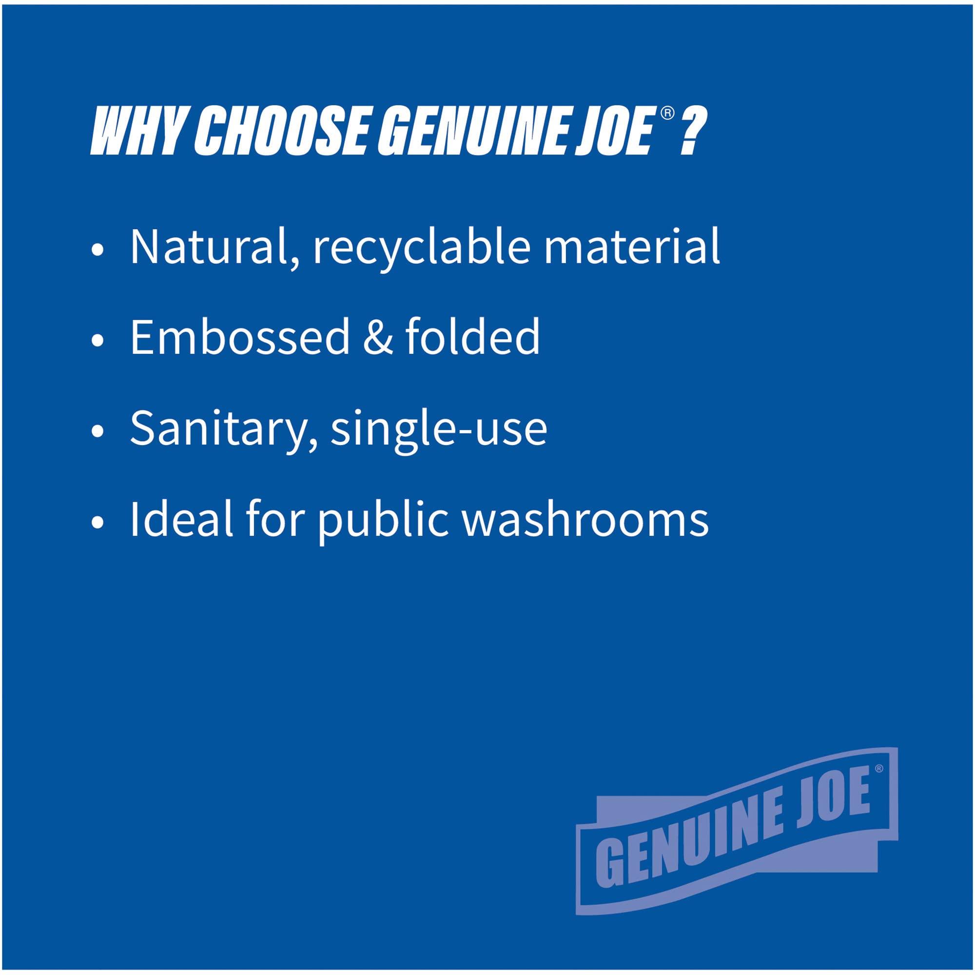 Genuine Joe GJO21040 Multifold Natural Towels, 9.25" x 9.40",Packaging may vary, Pack of 4000 - Image 9