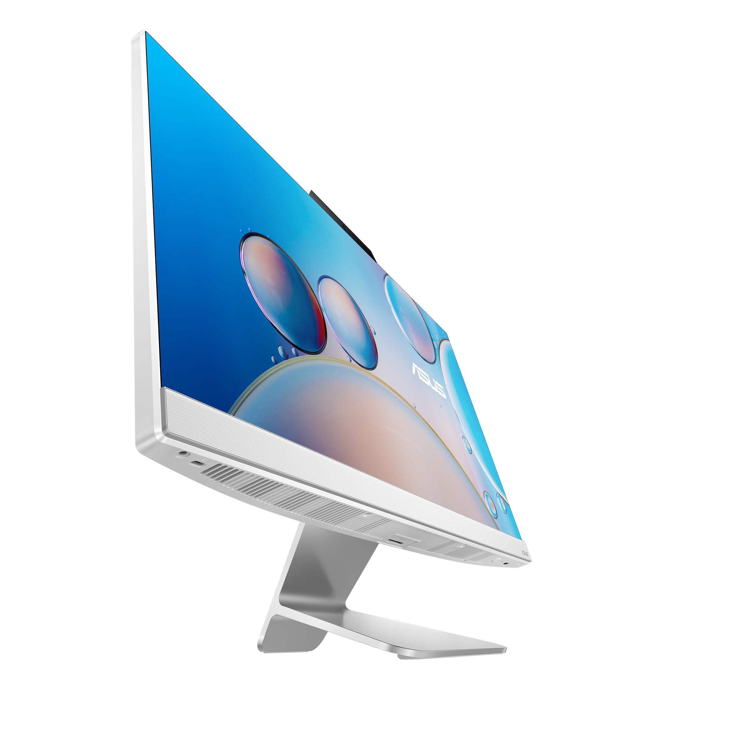 ASUS A3402WBA-WS503T 2024 AIO Desktop 23.8" FHD Touchscreen | Intel i5-1235U 10-Core Intel Iris Xe Graphics | 8GB DDR4 512GB SSD | Bluetooth 5.3 | Windows 11 Home | White - Image 6