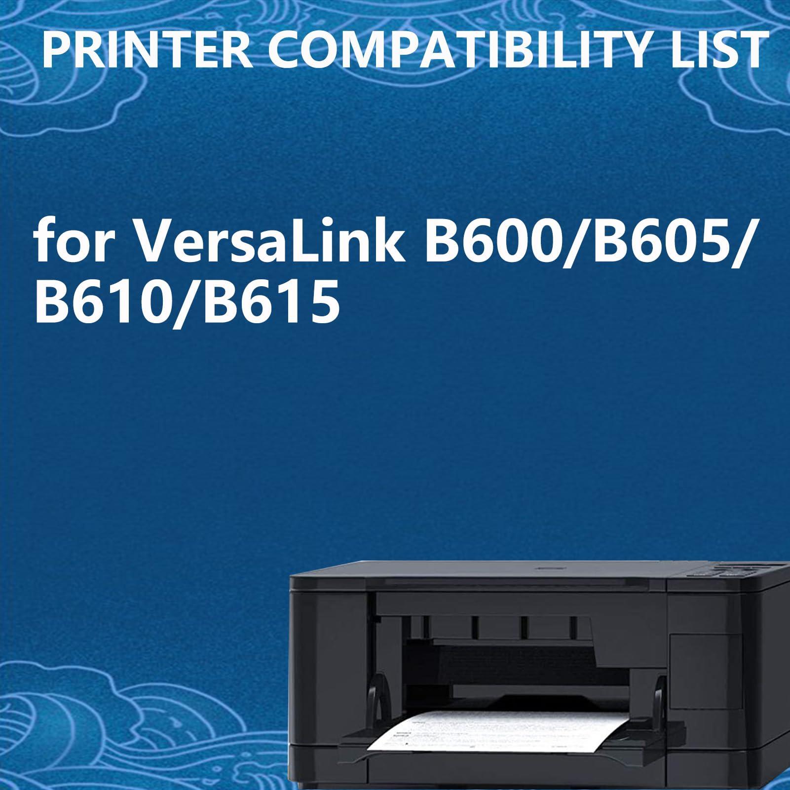 TFDGSA B600 B605 B610 B615 Toner Cartridge Compatible 106R03944 106R03942 106R03940 Toner Replacement for Xerox VersaLink B600 B605 B610 B615 Printer 3-Pack - Image 2