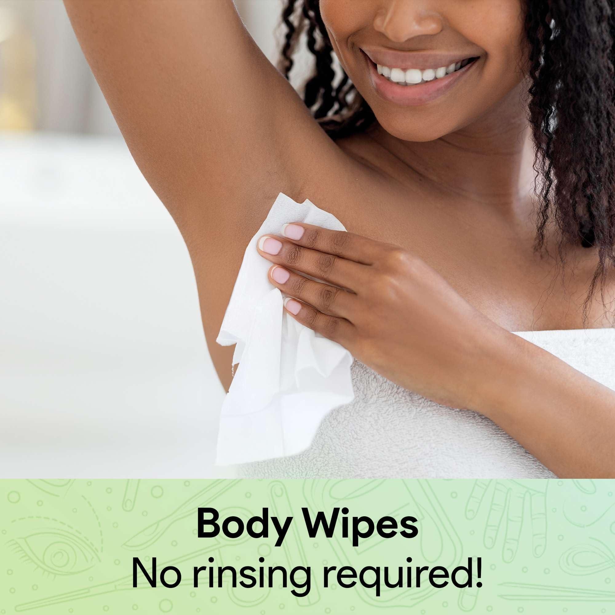XL Adult Body Wipes for Women and Men - 1 Pack of 8 Travel Cleansing Wipes - 10x10 Large for Camping, Gym, Travel, and More - Image 3