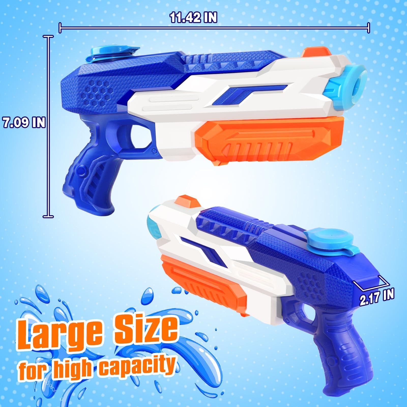 600cc Water Gun for Kids Adults：6 Pack Squirt Blasters Super Water Gun Soaker with Long Range High Capacity for Boys Girls Summer Swimming Pool Beach Outdoor Water Fighting Play Toys Party Favors - Image 3