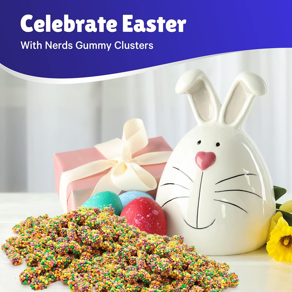 Gummy Clusters Candy – Tangy, Sweet & Crunchy Bite-Sized Treats | Fruity Strawberry, Grape, Orange & Lemonade Mix | 1lb Bulk Bag for Easter Basket Candy, Kids, Snacks & Movie Nights - Image 5
