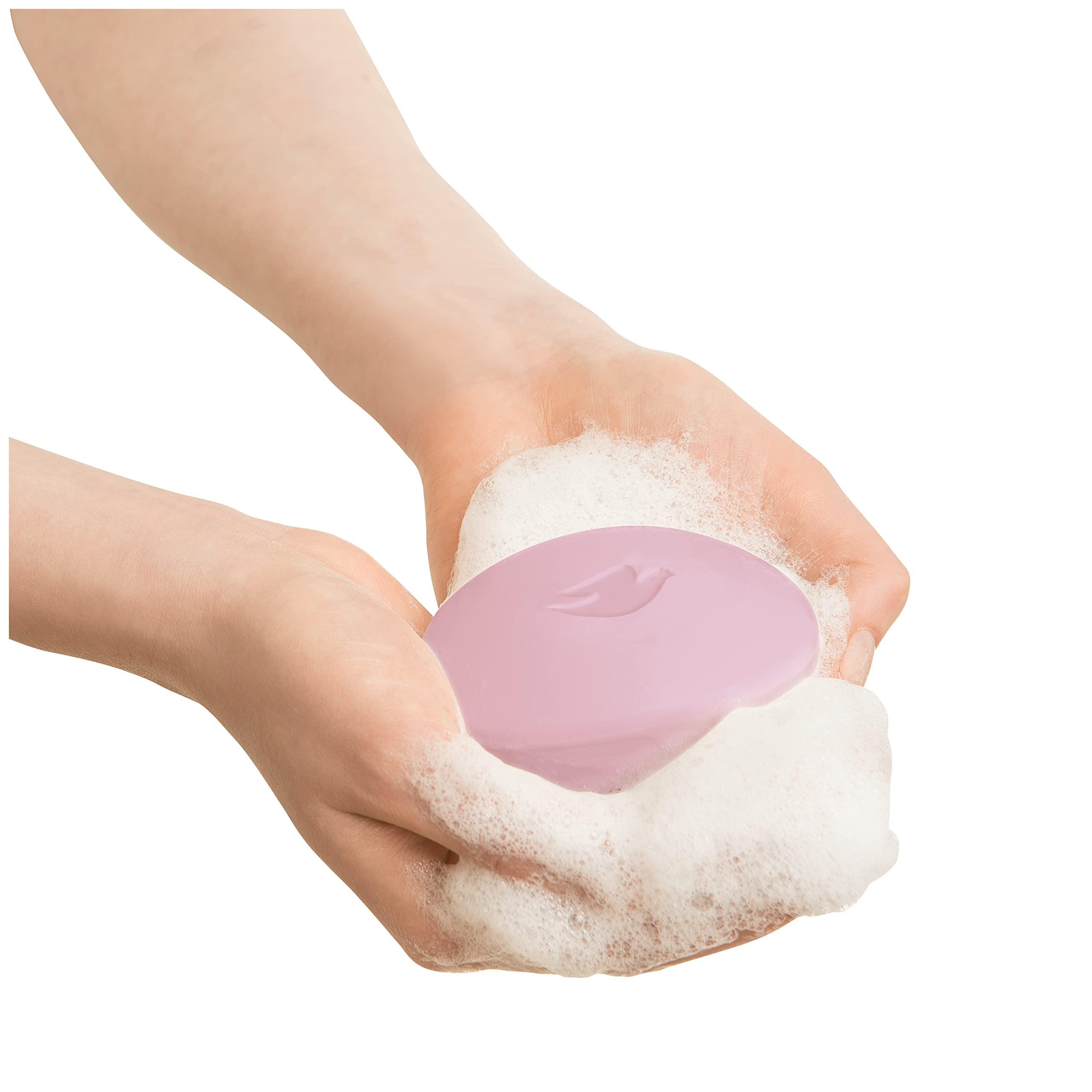 Dove Beauty Bar Soap Rejuvenating Pomegranate & Hibiscus Tea 6 Count for Revitalized Skin, Refreshes Skin 3.75 oz - Image 10