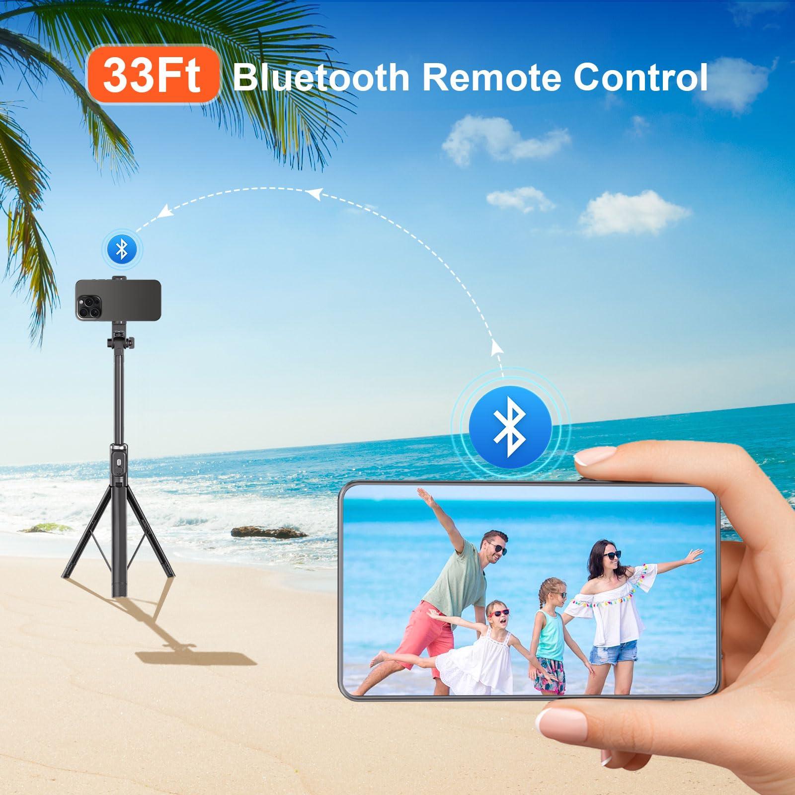 MYW Selfie Monitor Screen Phone, Vlog Selfie Monitor Screen Support Wireless Synchronization, 0 Latency, Remote Control Operation, 1800mAh Battery, Back Camera for iPhone & Android Phone - Image 4