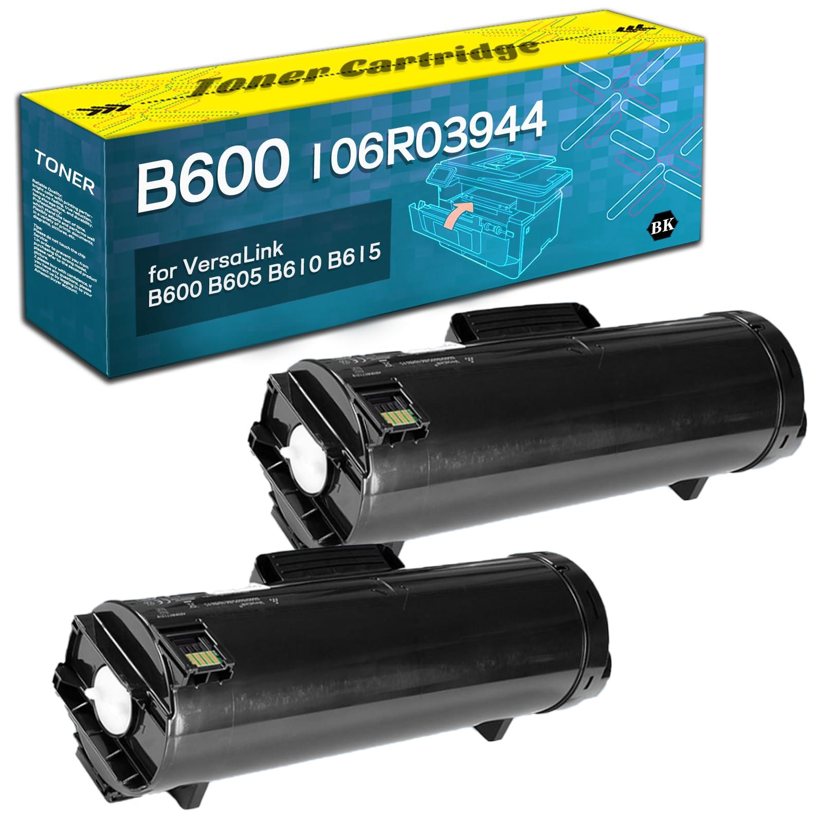 RHUOSK Compatible Replacement for Xerox B600 106R03944 Toner Cartridge for VersaLink B600 B605 B610 B615 Printer 2 Pack