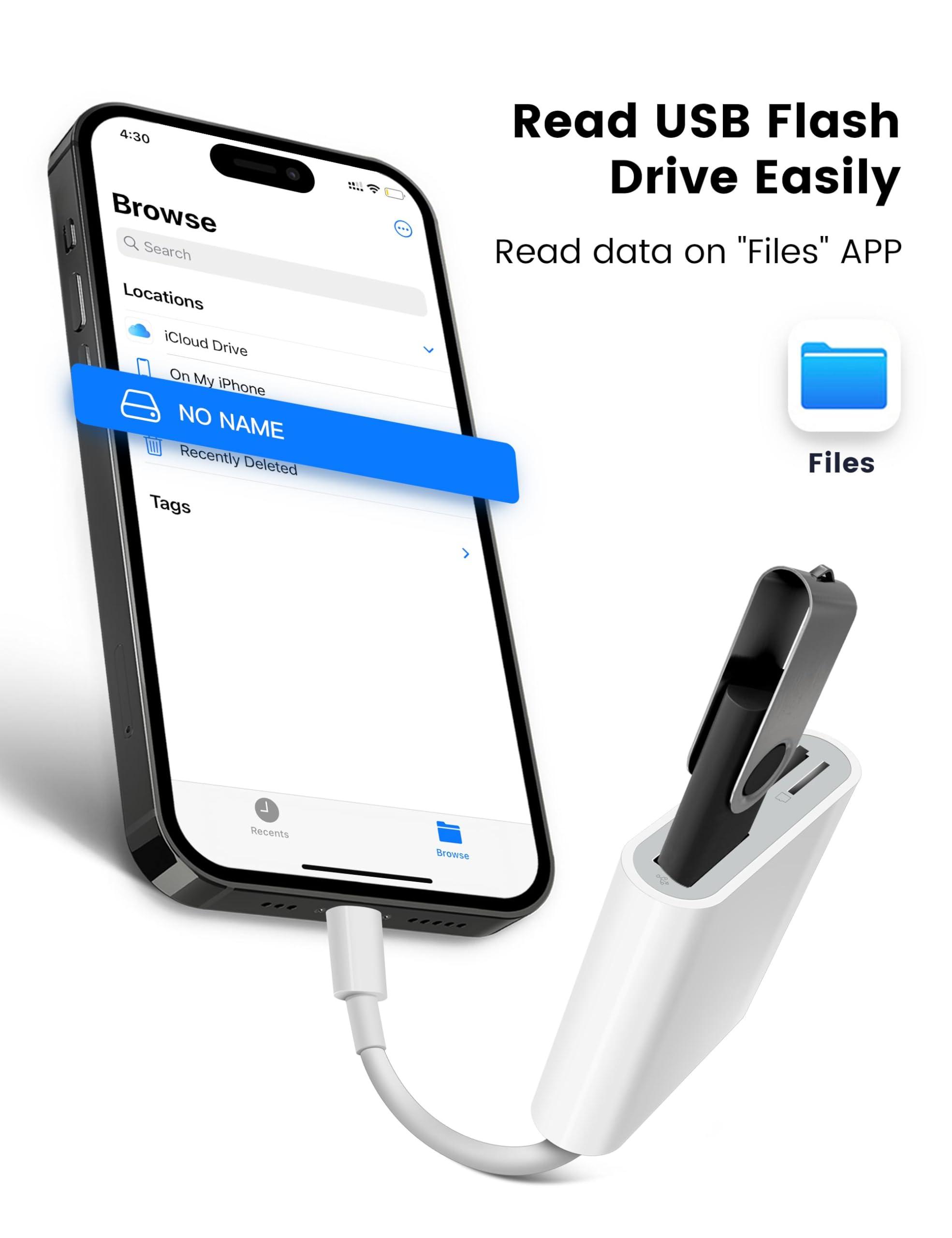 MujuDoler USB C SD Card Reader for iPhone 15 16 iPad Mac 3 in 1 USB-C Memory Trail Camera Card Adapter with Dual Slots & USB Port for Mac MacBook Pro/Air/Mini Android Laptop More USBC Typec Devices - Image 4