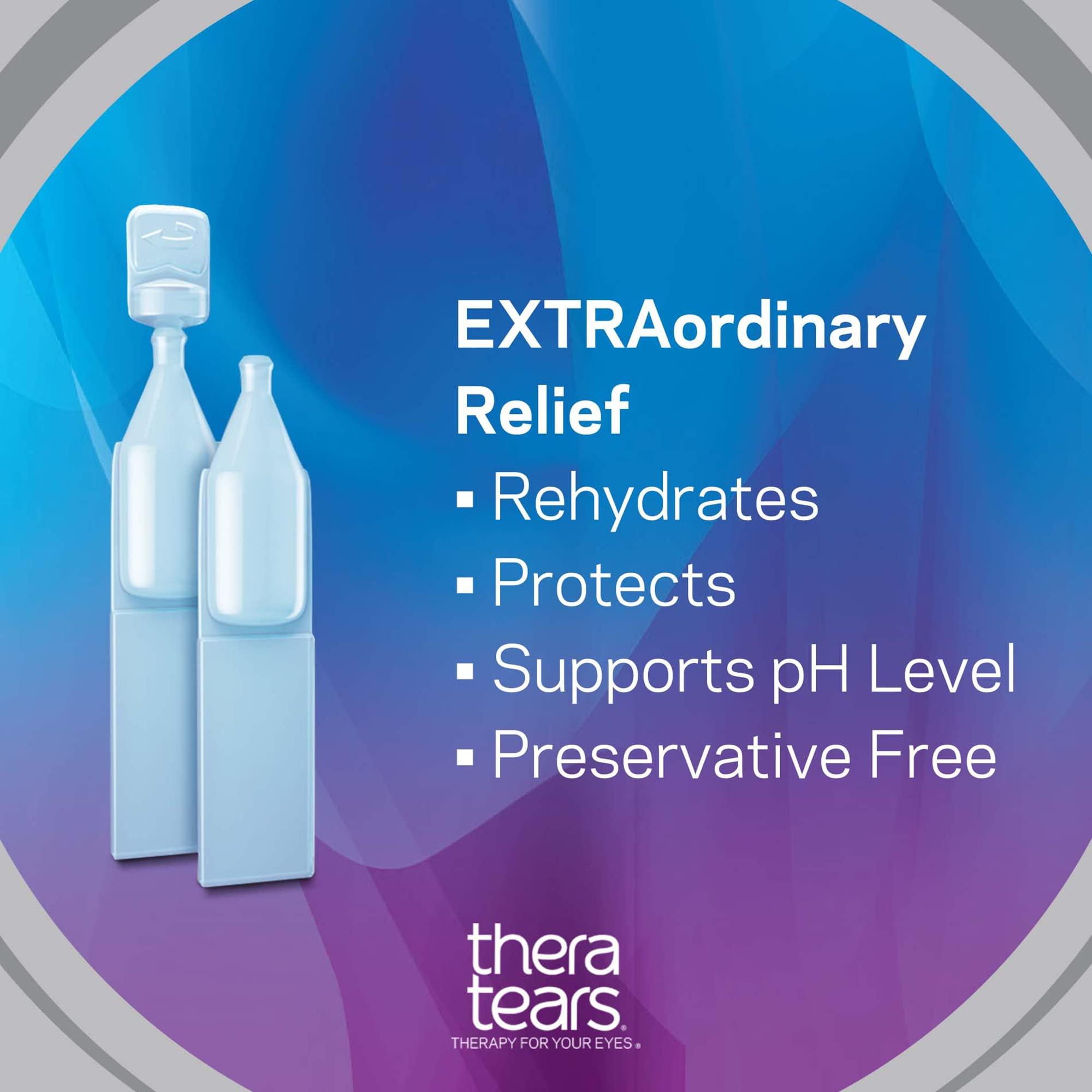 TheraTears Extra Dry Eye Therapy Lubricant Eye Drops Preservative Free 30ct, 30 Count - Image 4