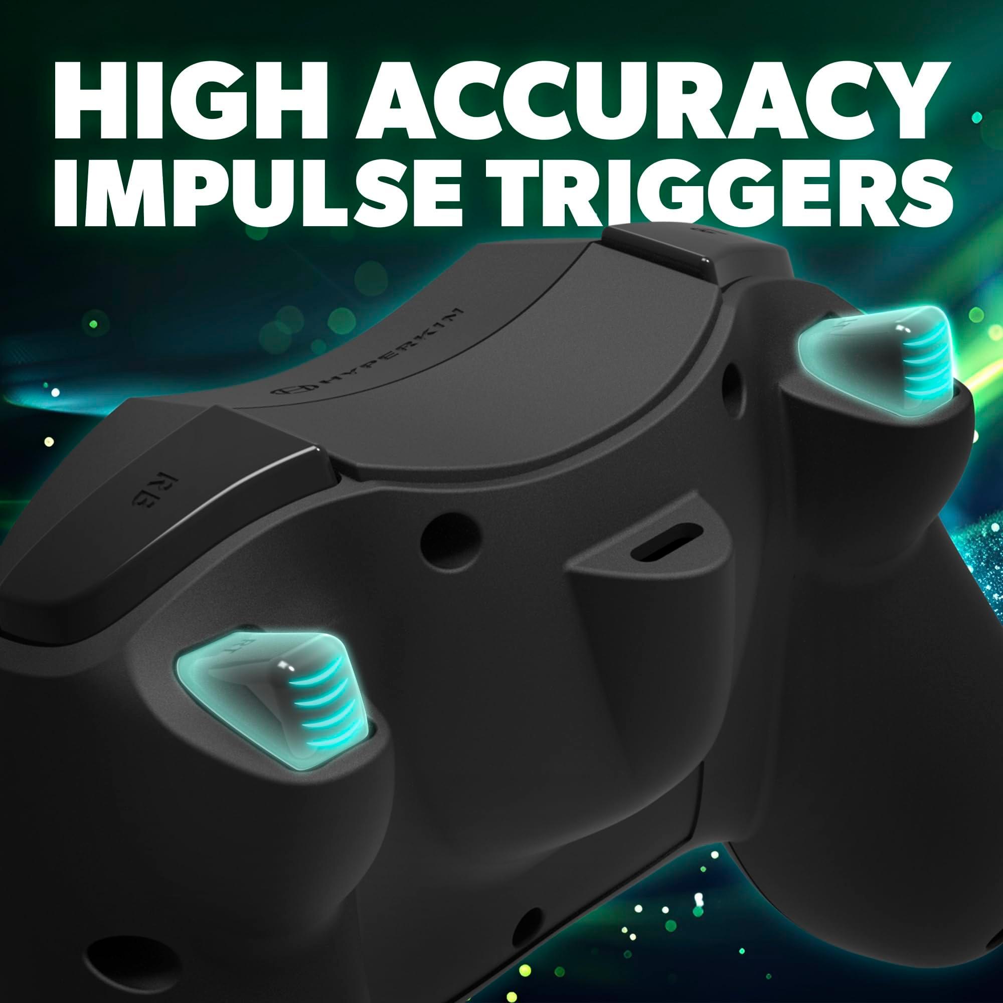 Hyperkin DuchesS Wired Controller with Hall Effect Joysticks - Officially licensed S Controller replica for Xbox Series X|S, Xbox One, Windows 10|11, PC , with Audio Jack, Impulse Triggers, Gaming Gamepad Plug and Play Black - Image 4