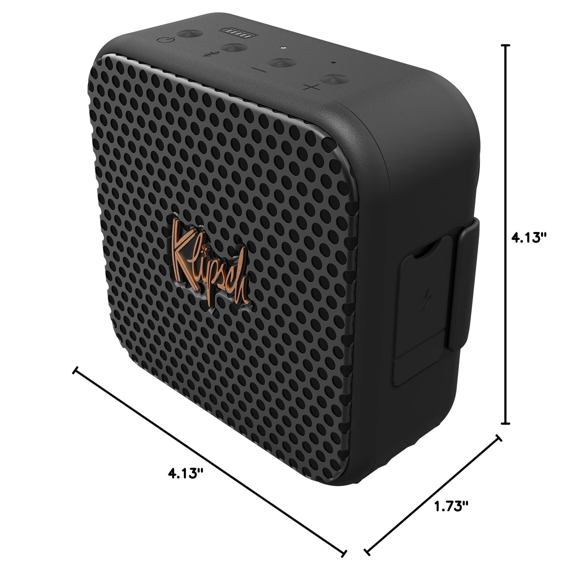 Klipsch The Austin Portable Bluetooth Speaker with a 1.5" Full Range Driver, IP67 dust and Waterproof Rating, 12 Hours of Playtime for a Premium Live Concert Experience - Image 8