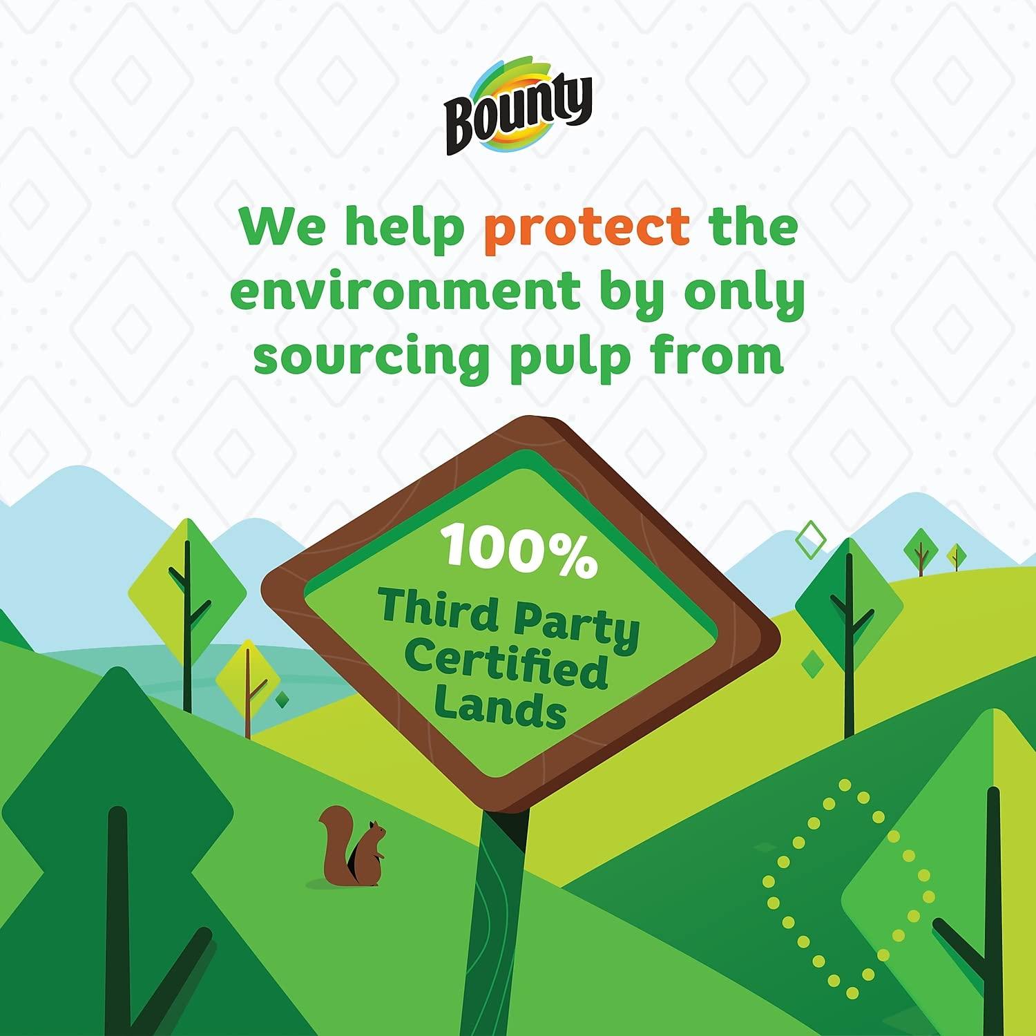Bounty® Select-A-Size® Double 2-Ply Paper Towels, 98 Sheets Per Roll, Pack of 12 Rolls - Image 8