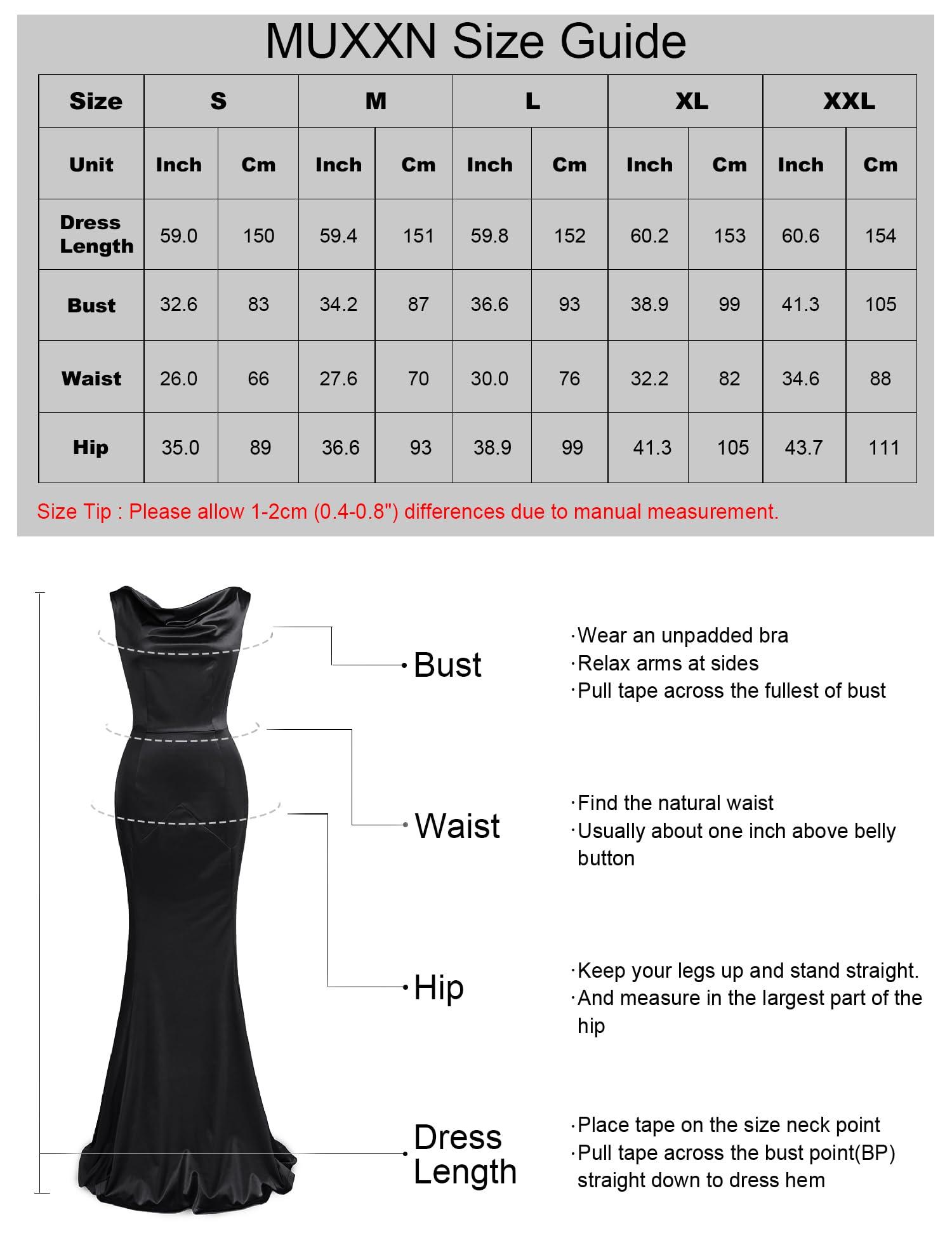 MUXXN Women's 30s Brief Elegant Mermaid Sleeveless Gowns Formal Evening Dress - Image 6