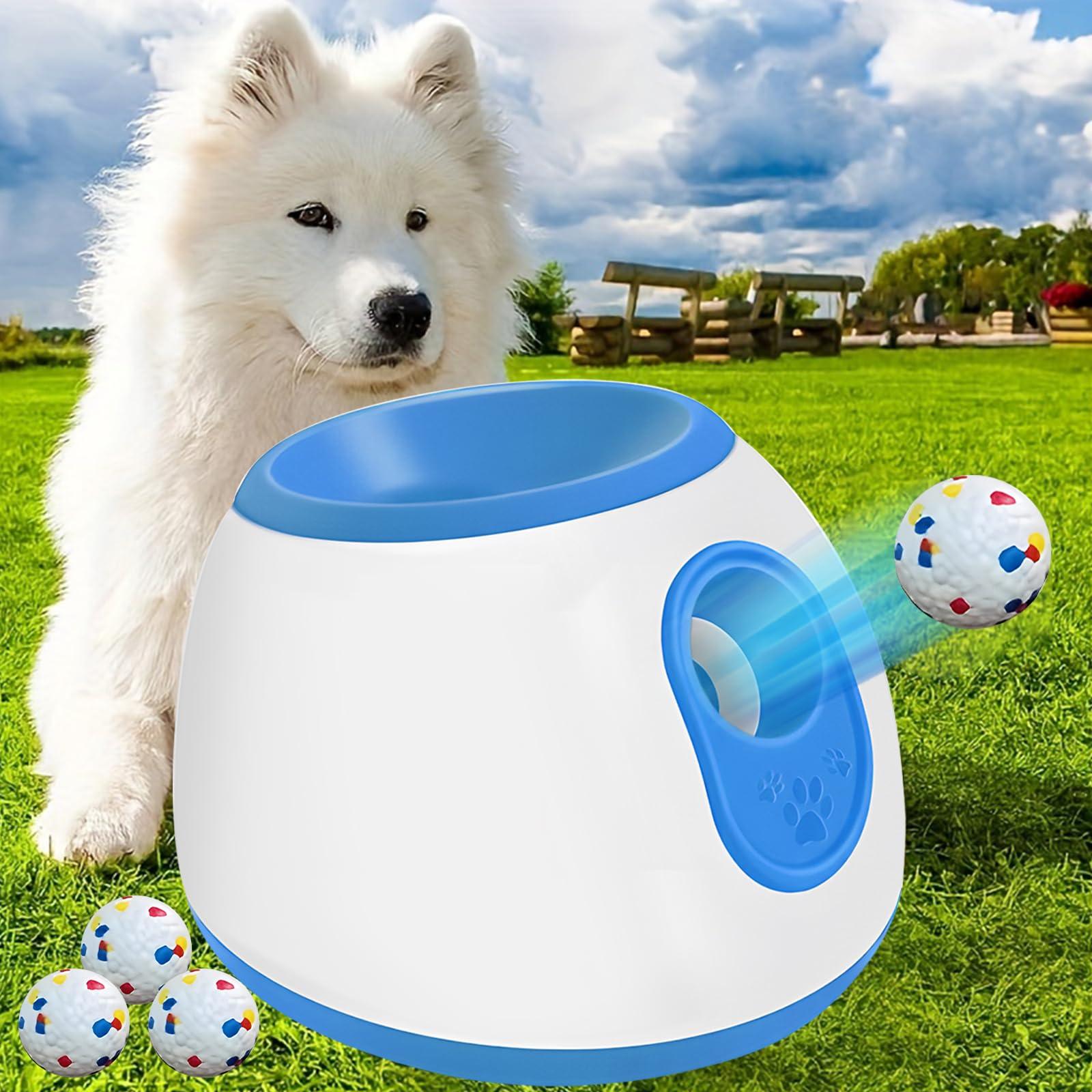 Abdtech Automatic Ball Launcher for Dogs - 2025 Upgraded Thrower Machine with 3 Launching Distance(10/20/30FT) 3 ETPU Tennis Balls, Interactive Dog Ball Thrower Mental Stimulation Training Dog Toys - Image 9