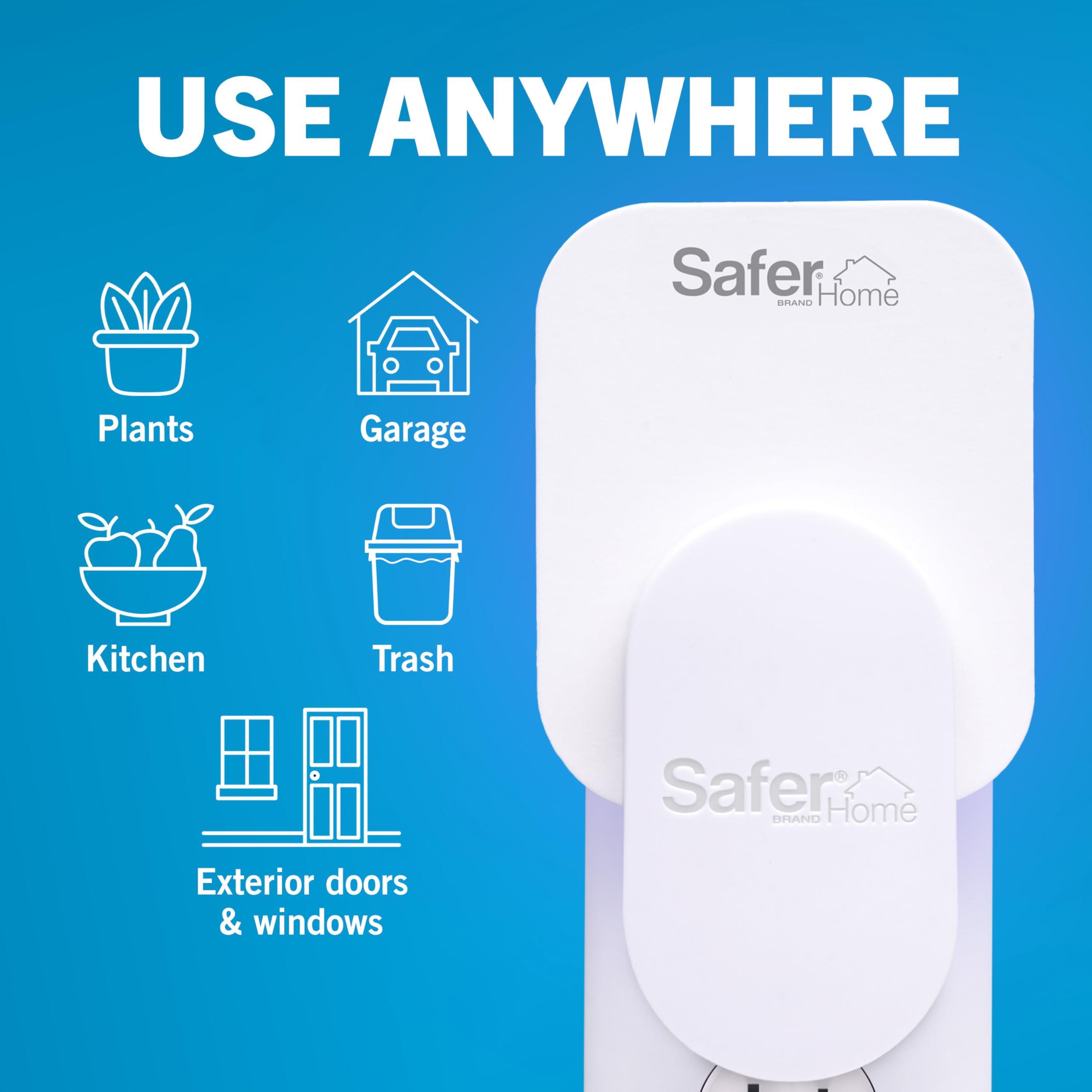 Safer Home Indoor Plug-In Fly Trap - SH502 - Effective Fruit Fly Traps for Indoors, Gnat Traps for House Indoor, 400 Sq Ft Protection - Style: 1 Device + 2 Glue Cards - Image 5