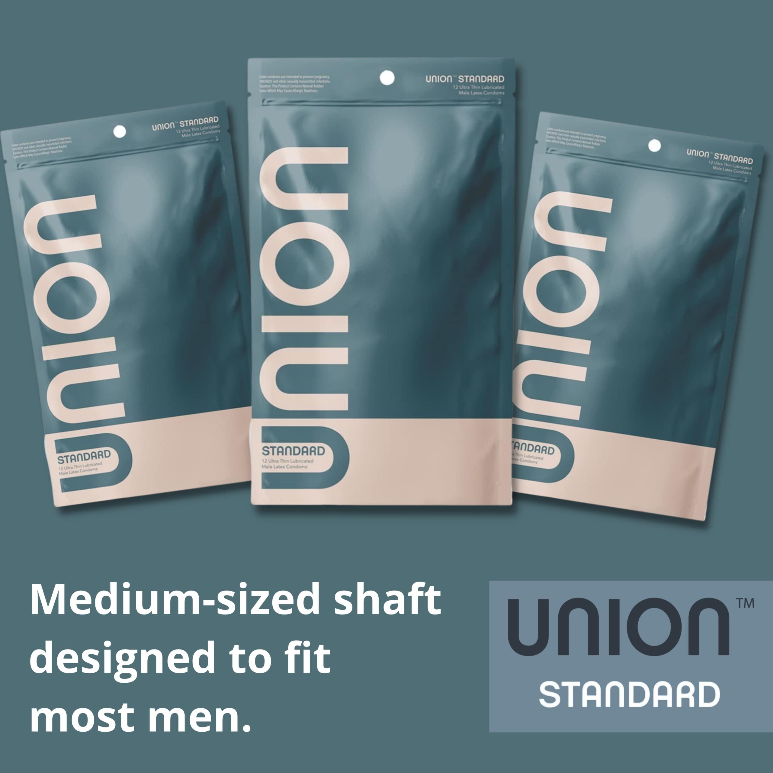 UNION Standard Premium Ultra-Thin Condoms 12 Count, Flared Head, Natural, Non-Toxic, Vegan, 54mm, Medium Size - Image 8