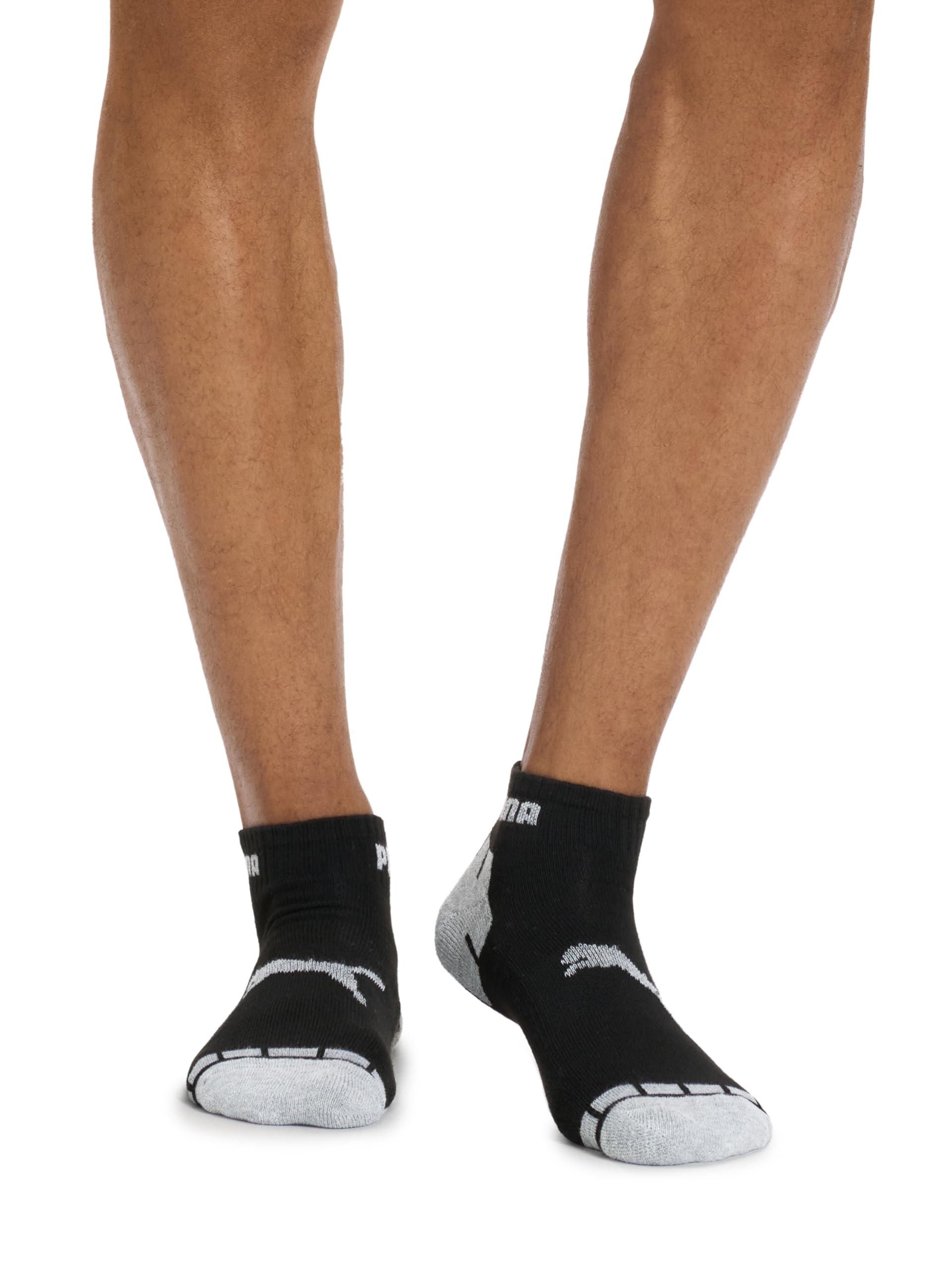 PUMA Men's 6 Pack Quarter Crew Socks - Image 2