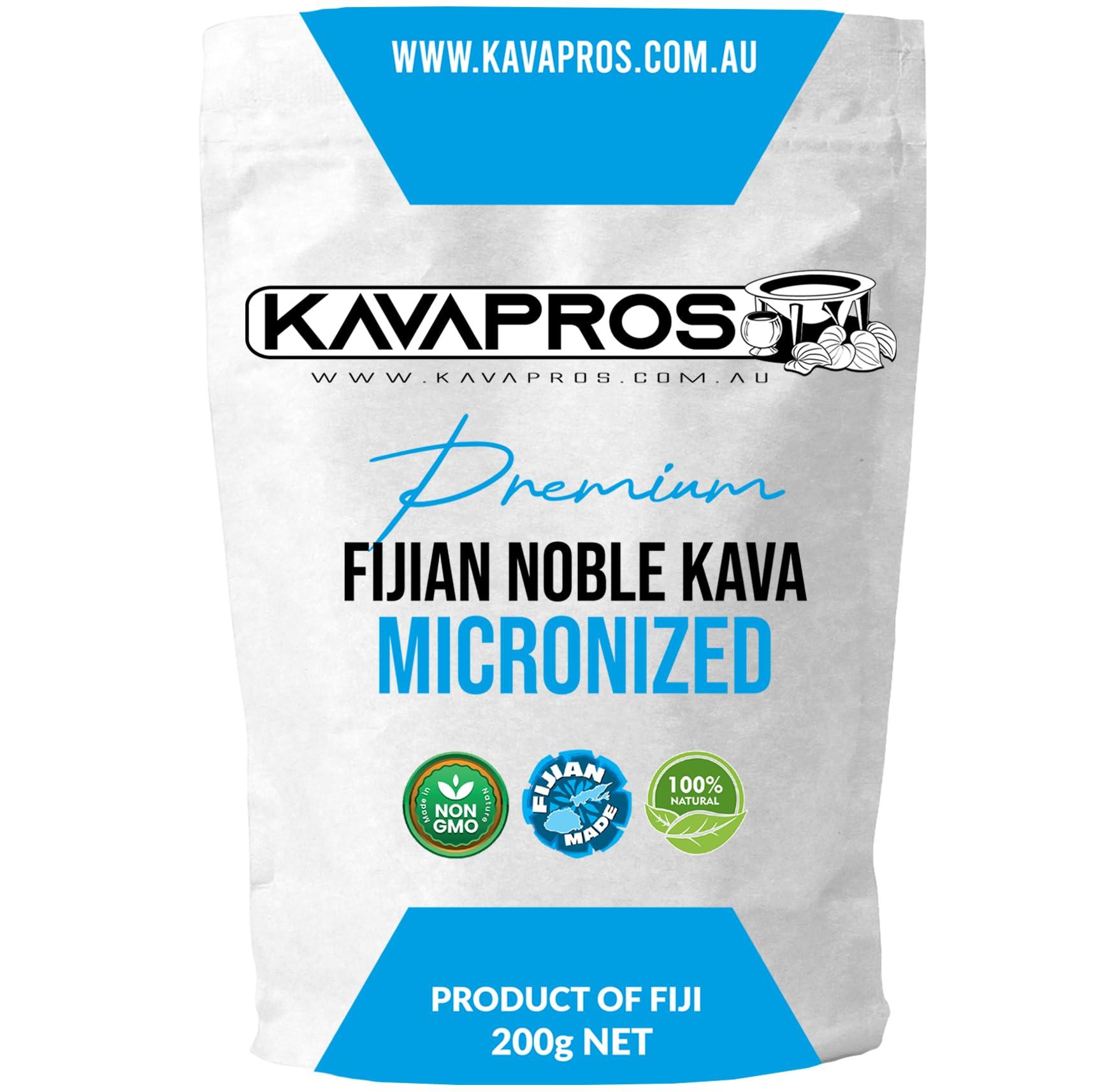 Kava Pros Premium Micronized Kava Pure Organic Fiji Kava Powder Made from 6yr Old Root