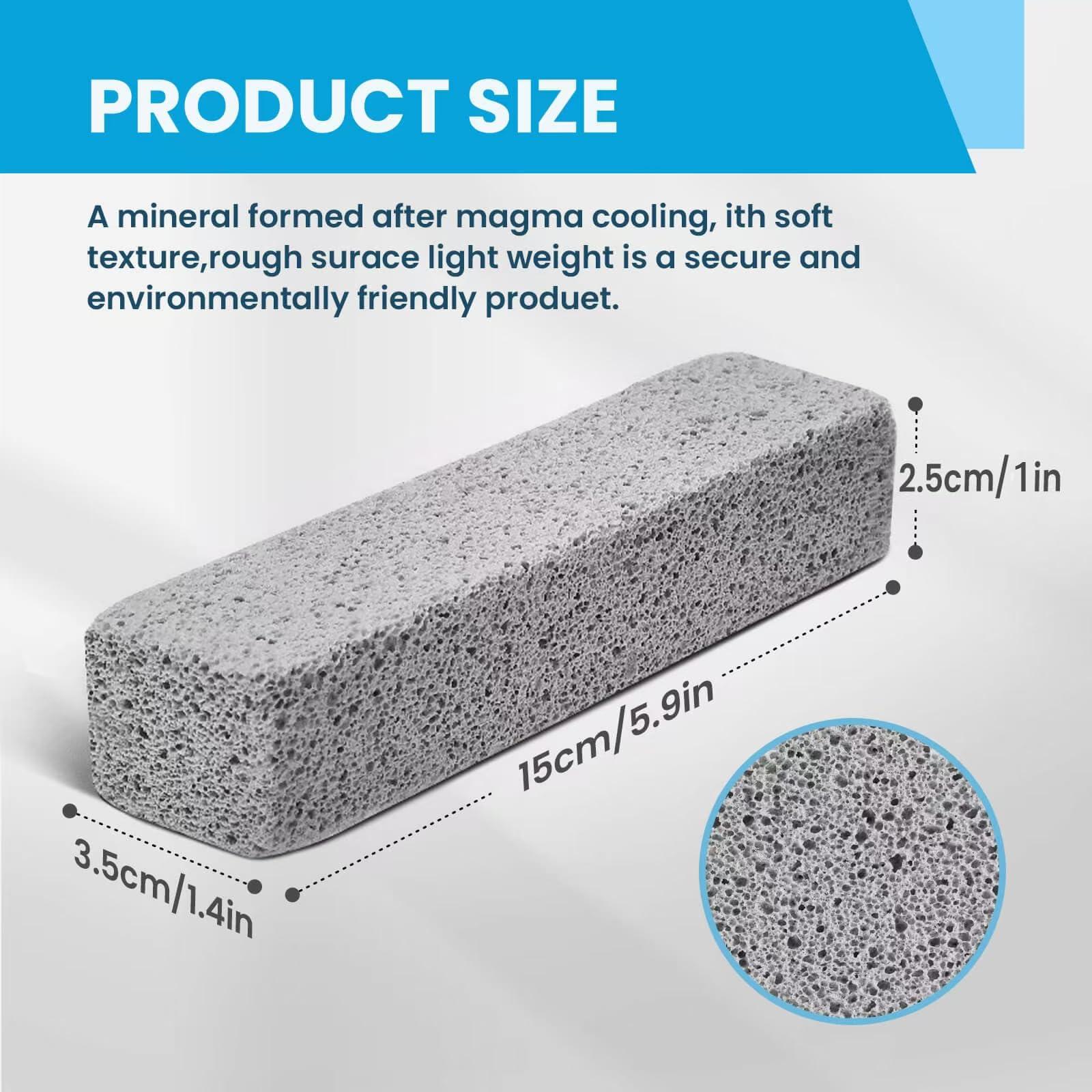 14 Pack Pumice Stone for Toilet Bowl Cleaning, Powerfully Cleans Hard Water Rings, for Cleaning Toilets, Bathtubs, Grills, Swimming Pools, Sinks - Image 3