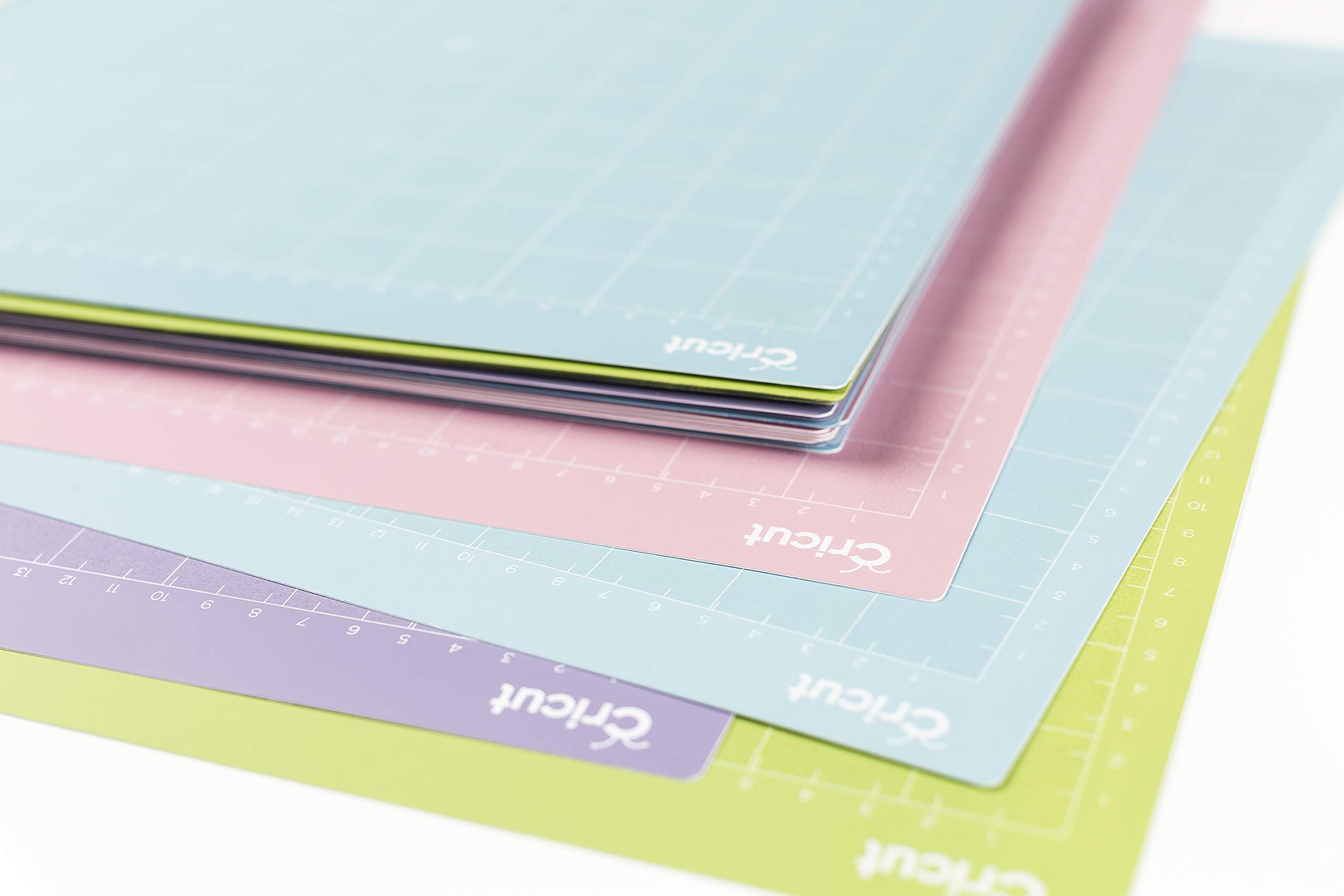 Cricut Variety Pack(1 StrongGrip, 1 LightGrip, 1 StandardGrip) Adhesive Cutting Mat 12"x12", Cutting Mat Maker Explore, Use with Light, Medium, & Heavy-Weight Materials, (3CT) - Image 5