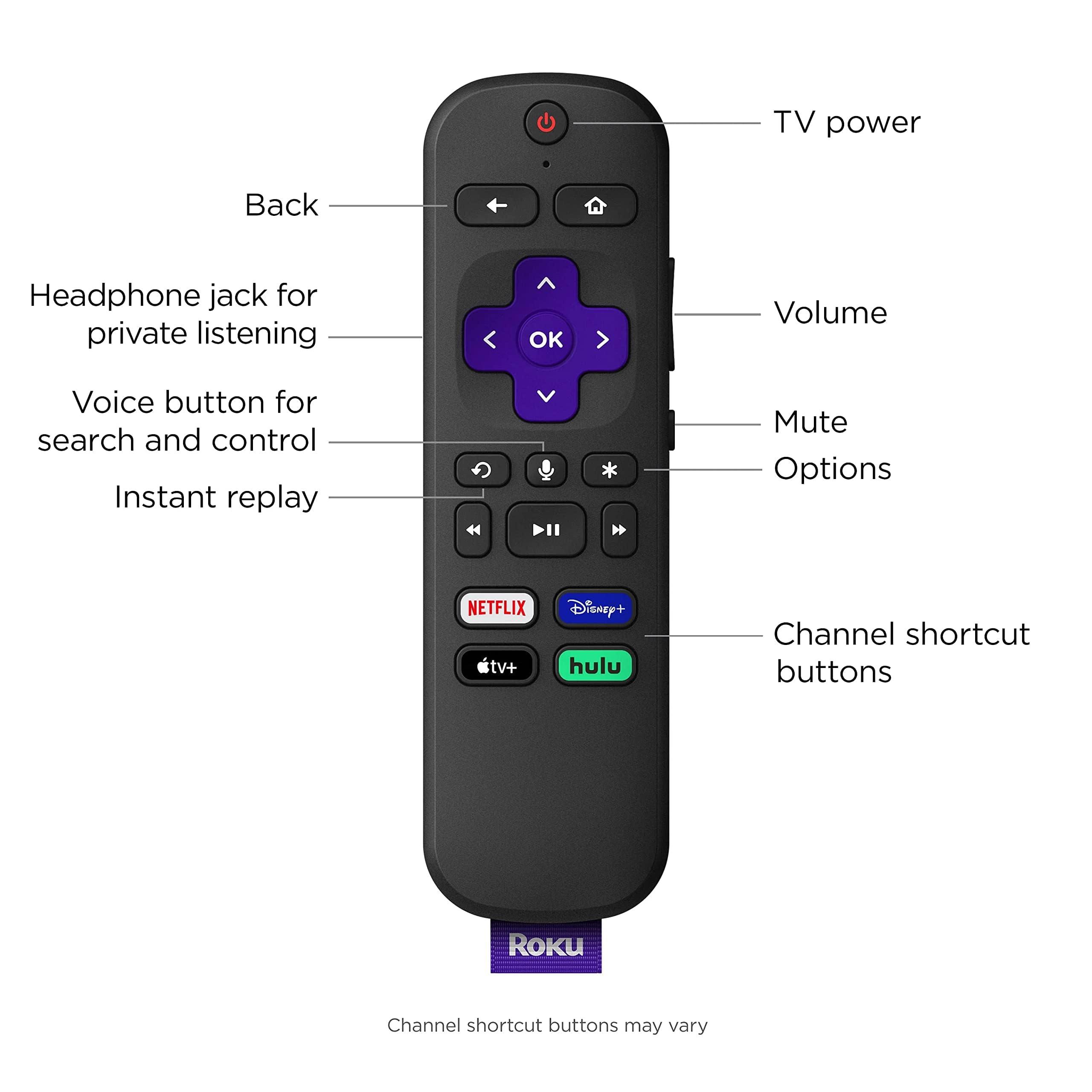 Roku Ultra LT (2023) HD/4K/HDR Dolby Vision Quad-Core Streaming Player with HDMI Cable, Headphones, Voice Remote w/ Private Listening, Ethernet - Image 4