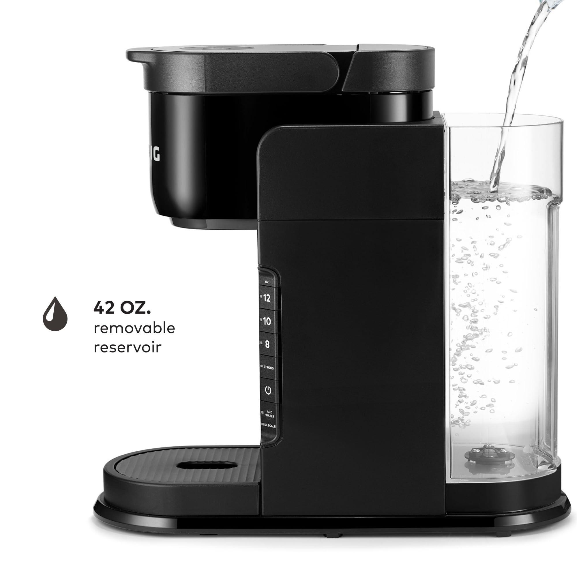 Keurig K-Express Single Serve K-Cup Pod Coffee Maker, 3 Brew Sizes, Strong Button Feature, 42oz Removable Reservoir, Black - Image 4