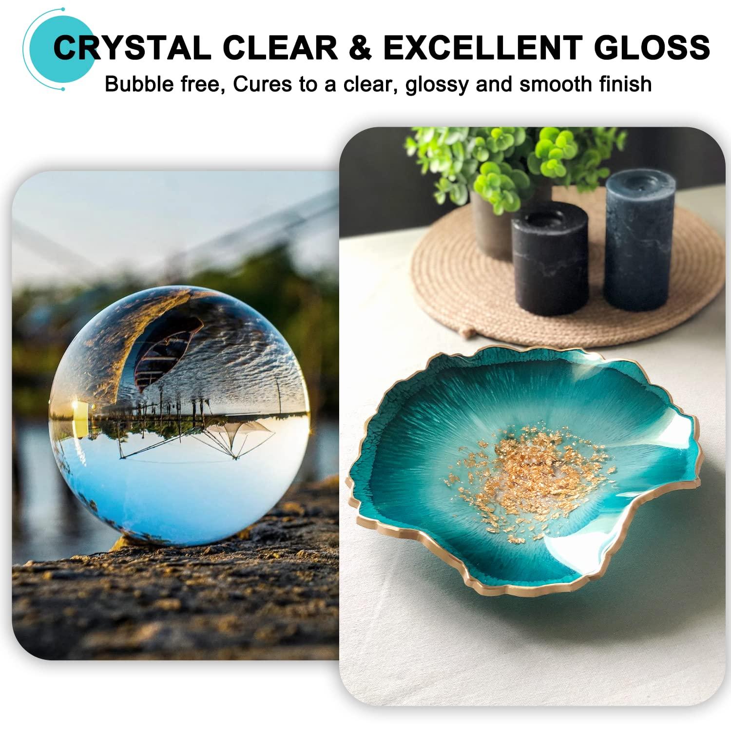 JDiction Epoxy Resin Clear High Gloss Epoxy Resin, Maximum 1.5 Inch Deep Pour 1 Gallon Casting Resin for Jewelry Making, Table Top, Wood and Mold Crafts - Image 3
