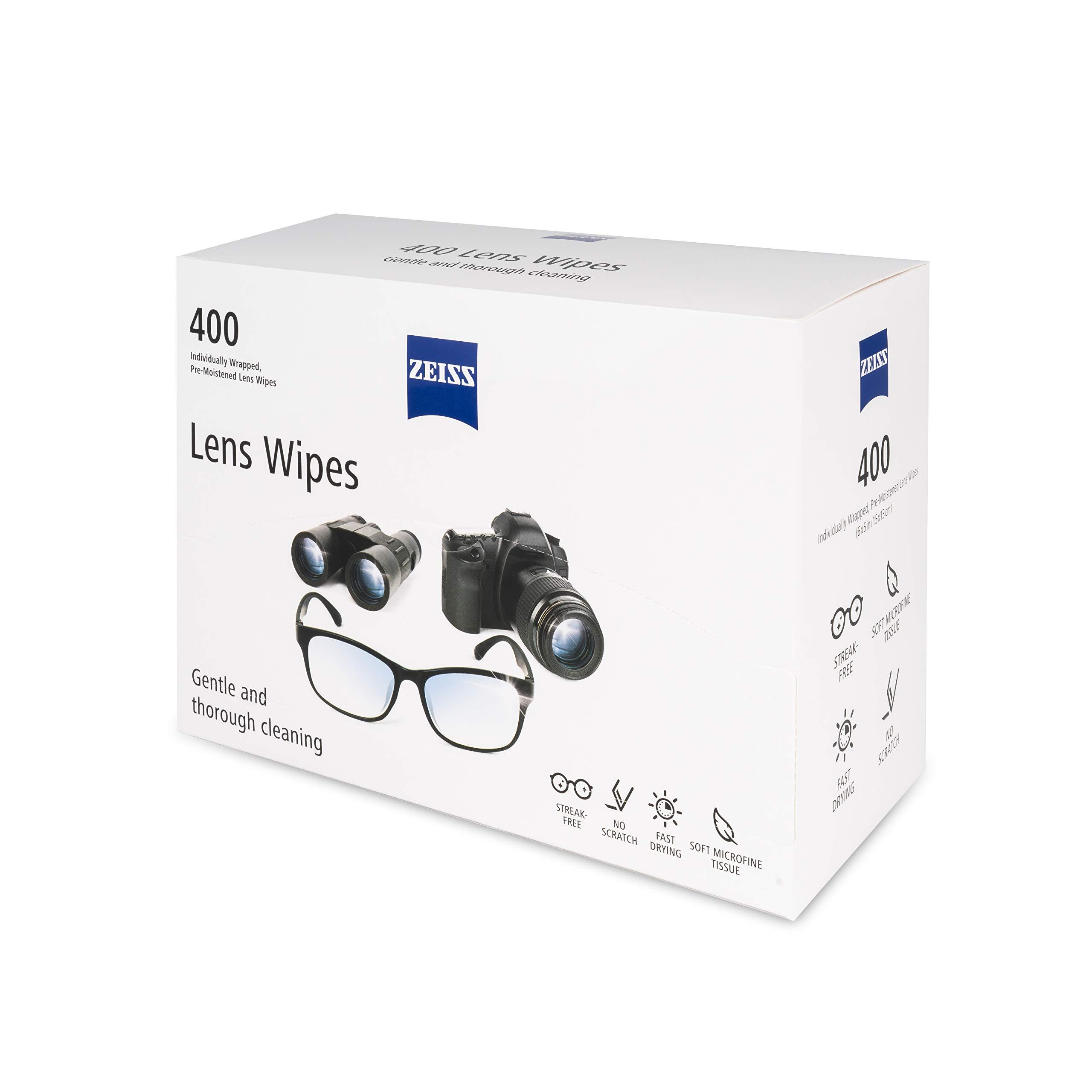 ZEISS Pre-Moistened Alcohol Wipes, Glasses Cleaner, 400 Count - Image 2
