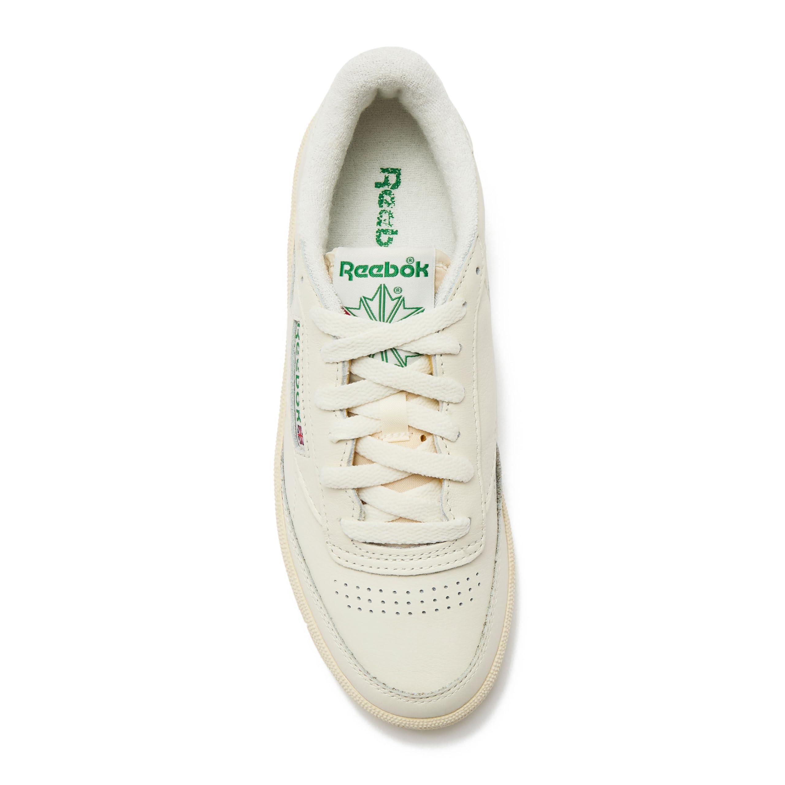 Reebok Club C 85 Vintage Tennis Sneakers, Casual White Womens Shoes - Image 4