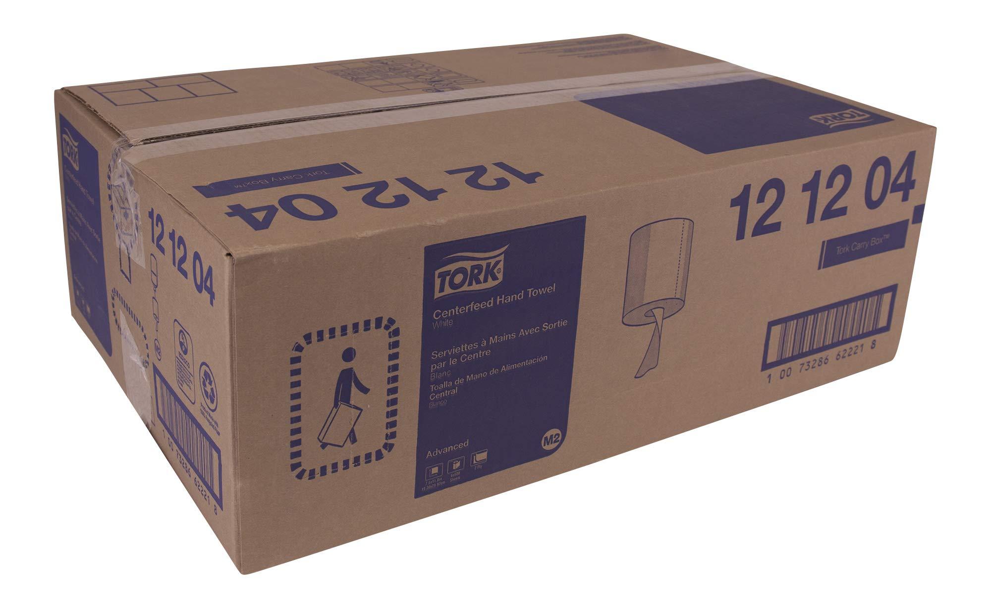 Tork Soft Centerfeed Hand Towel White M2, High Absorbency, 6 x 600 Sheets, 121204 - Image 10