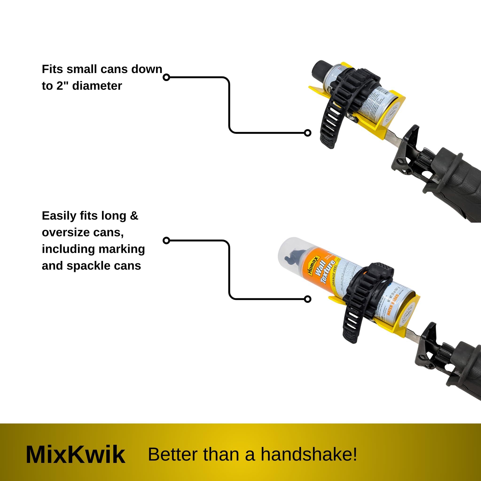 MixKwik Paint Shaker 2.0 - Universal Spray Can Paint Mixer for Reciprocating Saws - Fits Cans from 2” to 4” in Diameter. Made in USA - Image 3