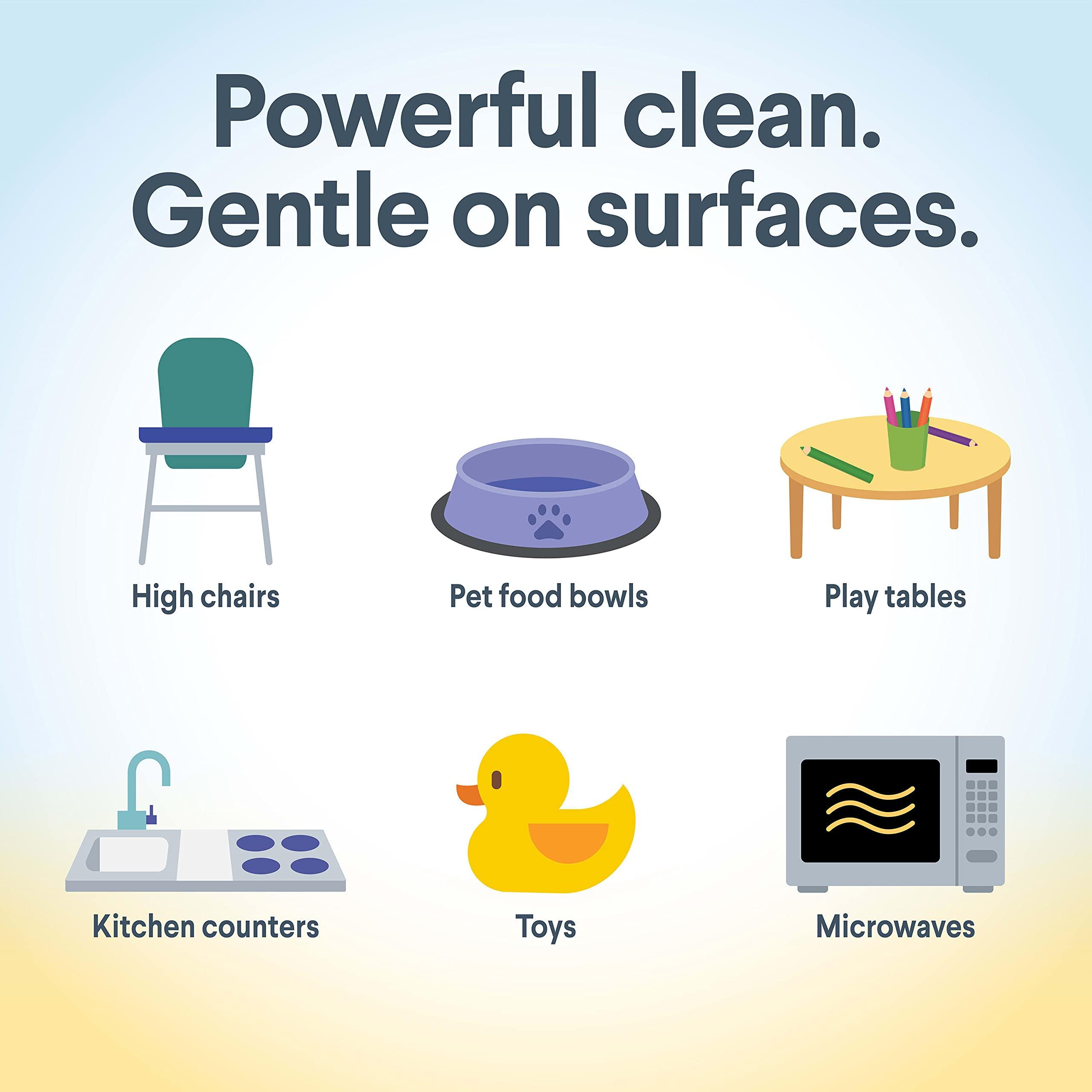 Clorox Free & Clear Compostable Cleaning Wipes, Light Lemon Scent, 75 Count, Pack of 3 (Pack May Vary) - Image 10