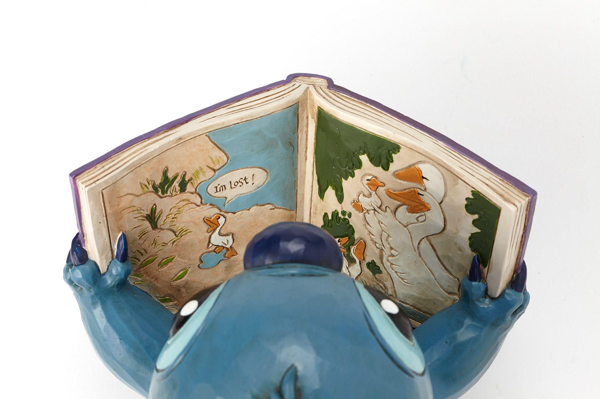 Enesco Disney Traditions By Jim Shore Stitch With Book Stone Resin Figurine, 5.75", Blue - Image 7