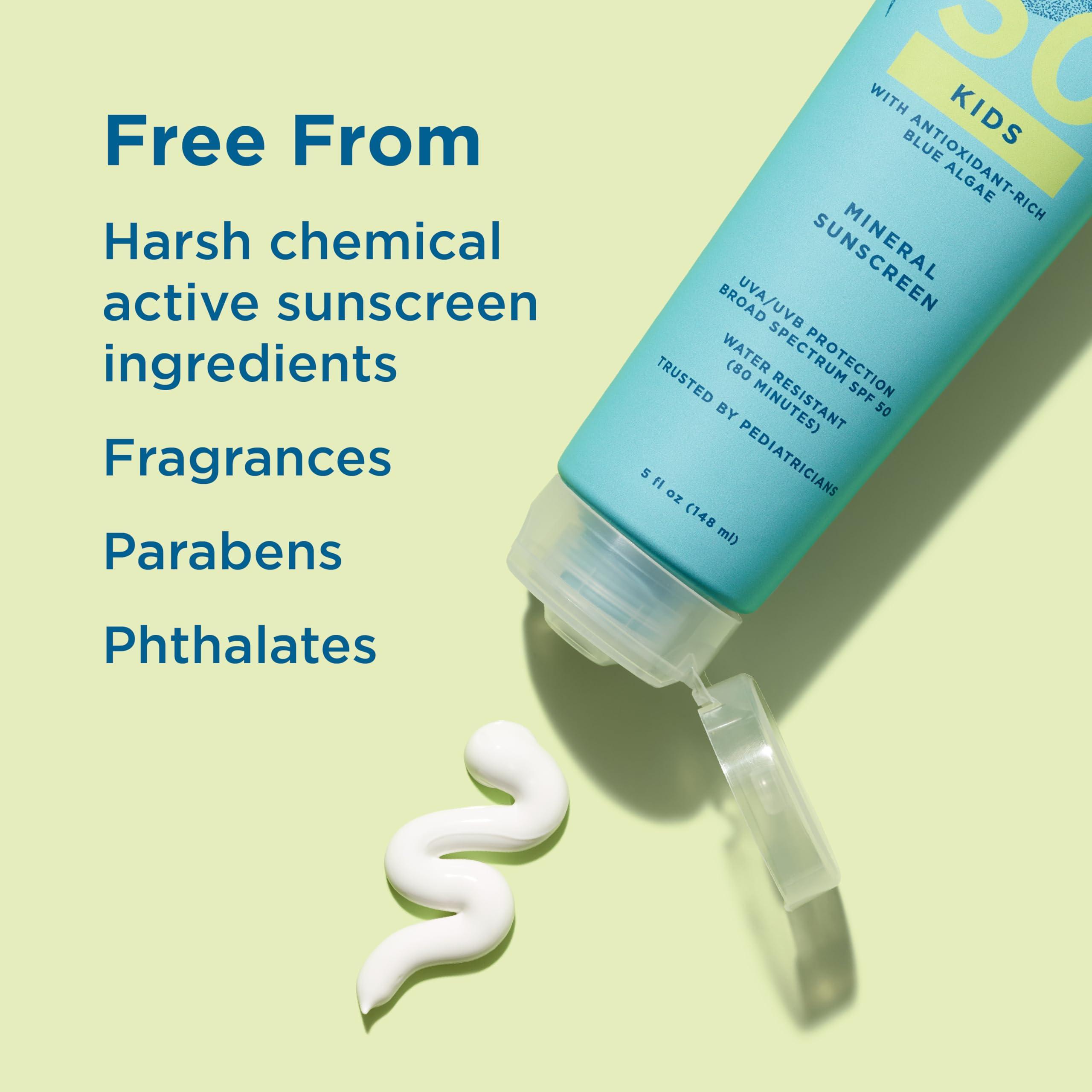 BLUE LIZARD Kids Sunscreen Lotion SPF 50+ 5oz Tube, cream - Image 7