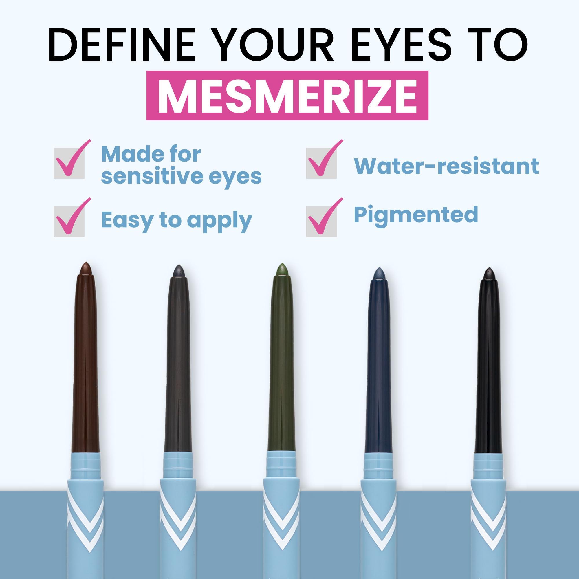 PRIME PROMETICS PrimeEyes Glide Eyeliner for Mature Women – Water-Resistant, Long-Stay and Mess-Proof – Gel Cream Texture, Discreet Sharpener and Effective Smudger (Black) - Image 2