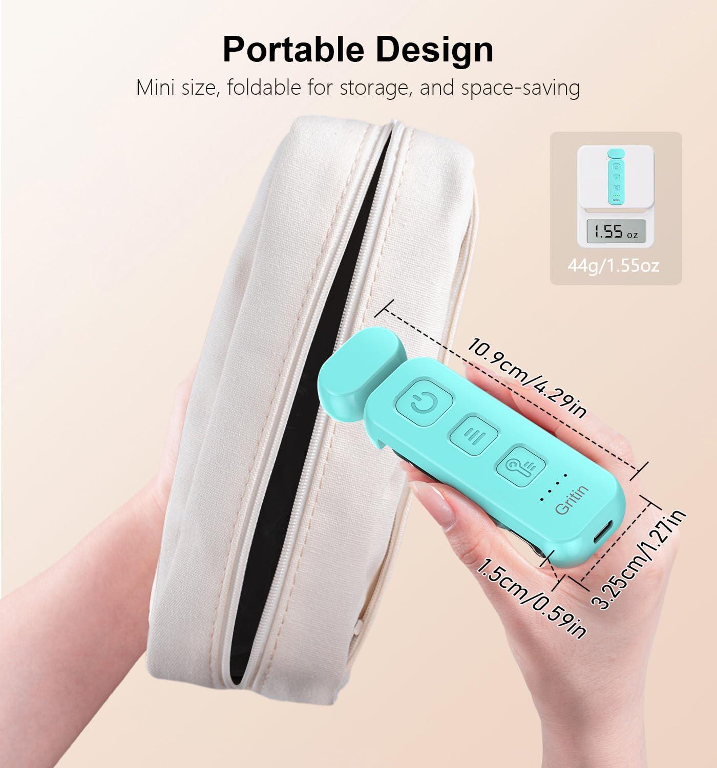 Gritin Reading Light, Rechargeable Book Light for Reading in Bed - Eye Caring 3 Color Temperatures, 5-Level Dimmable Brightness, Long Lasting, Compact Size Clip on Book Lamp for Bookworms-Blue - Image 7
