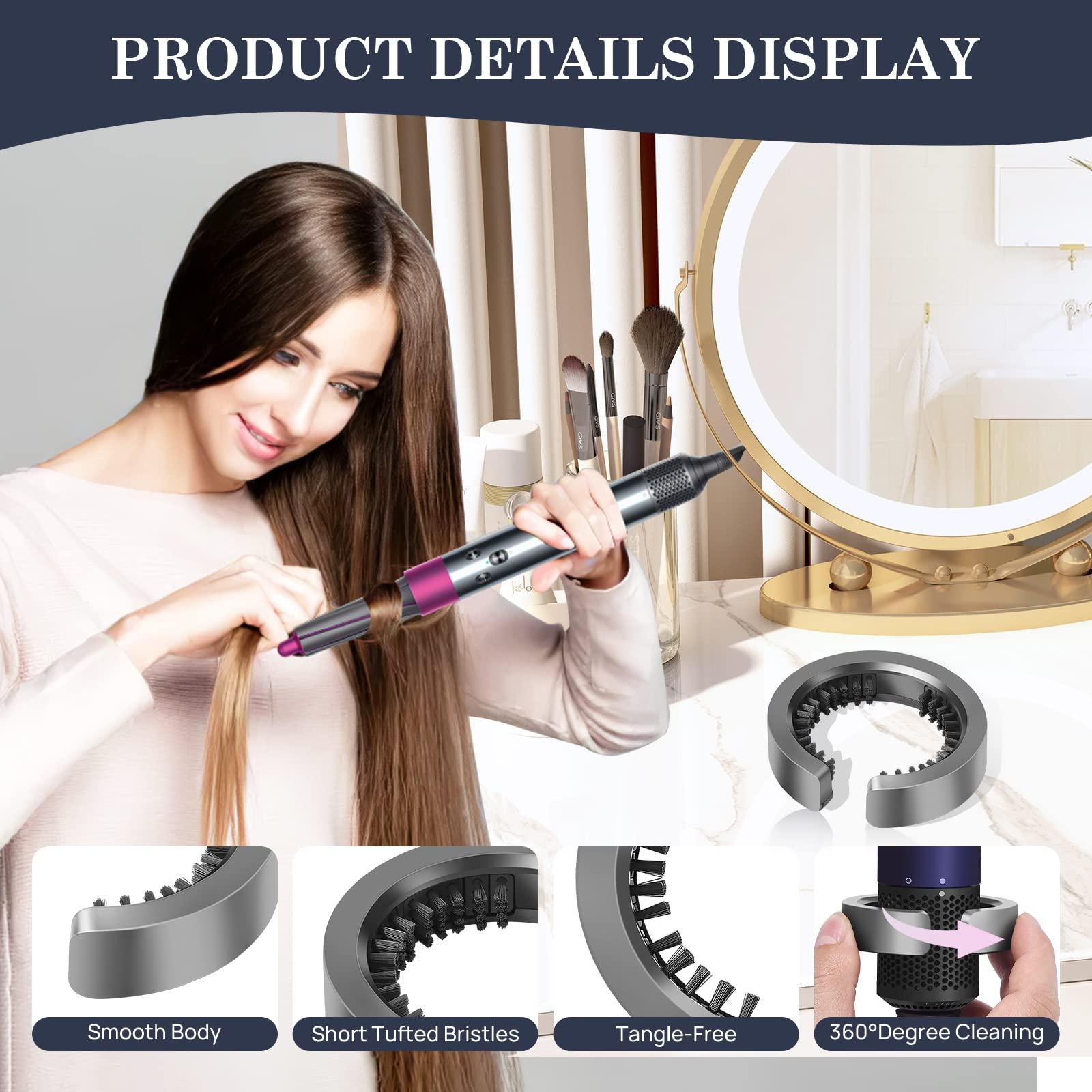 Filter Cleaning Tool for Dyson Airwrap Hair Styler - Gentle Round Brush and Lint Vent Cleaner Attachment - Image 5