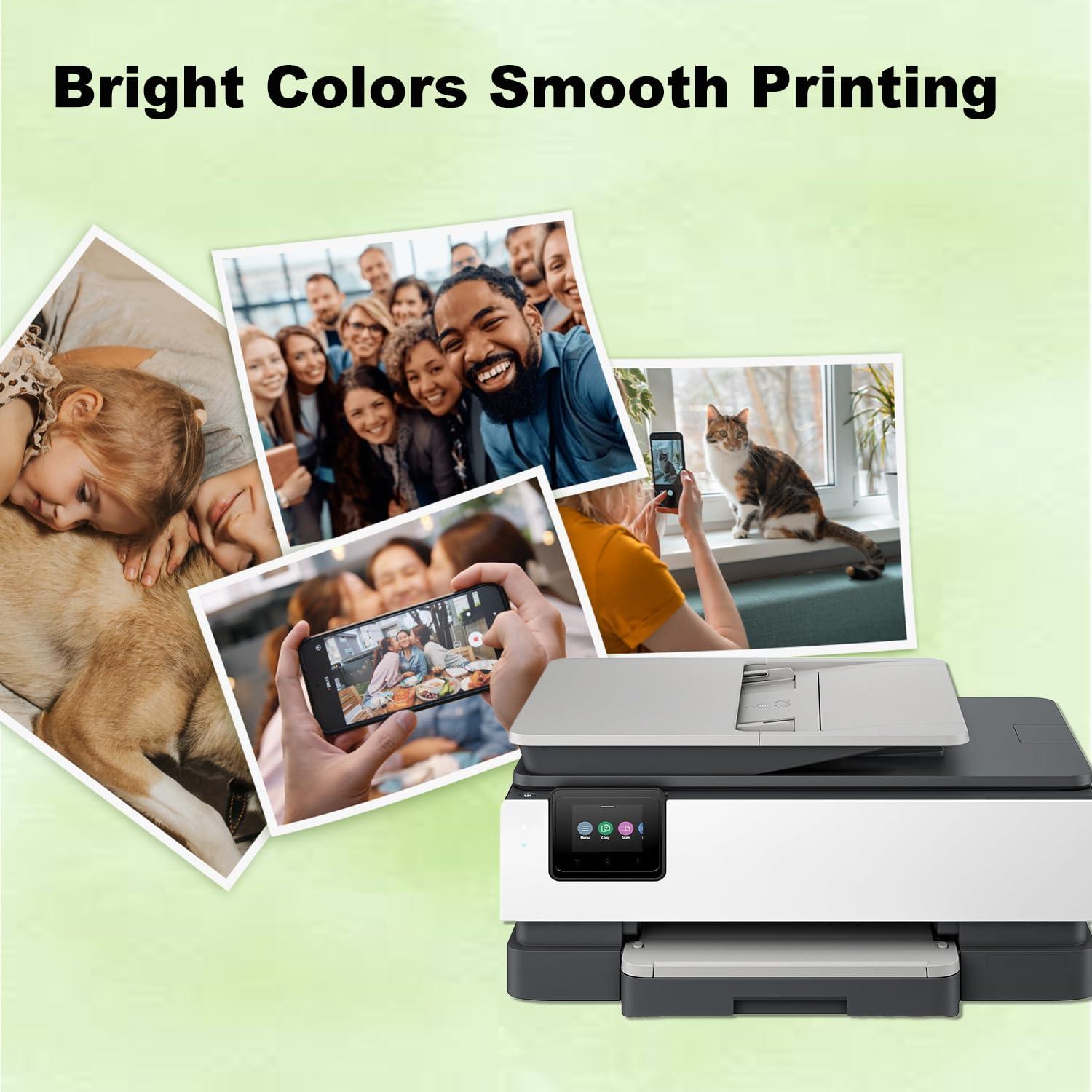 962XL Ink Cartridges Replacement for HP 962 XL 4 Combo Pack Compatible with HP OfficeJet Pro 9015e 9018e 9025e 9010 9015 9018 9020 9025 9012 9010e 9014e 9016e Printer (Black Cyan Magenta Yellow) - Image 6