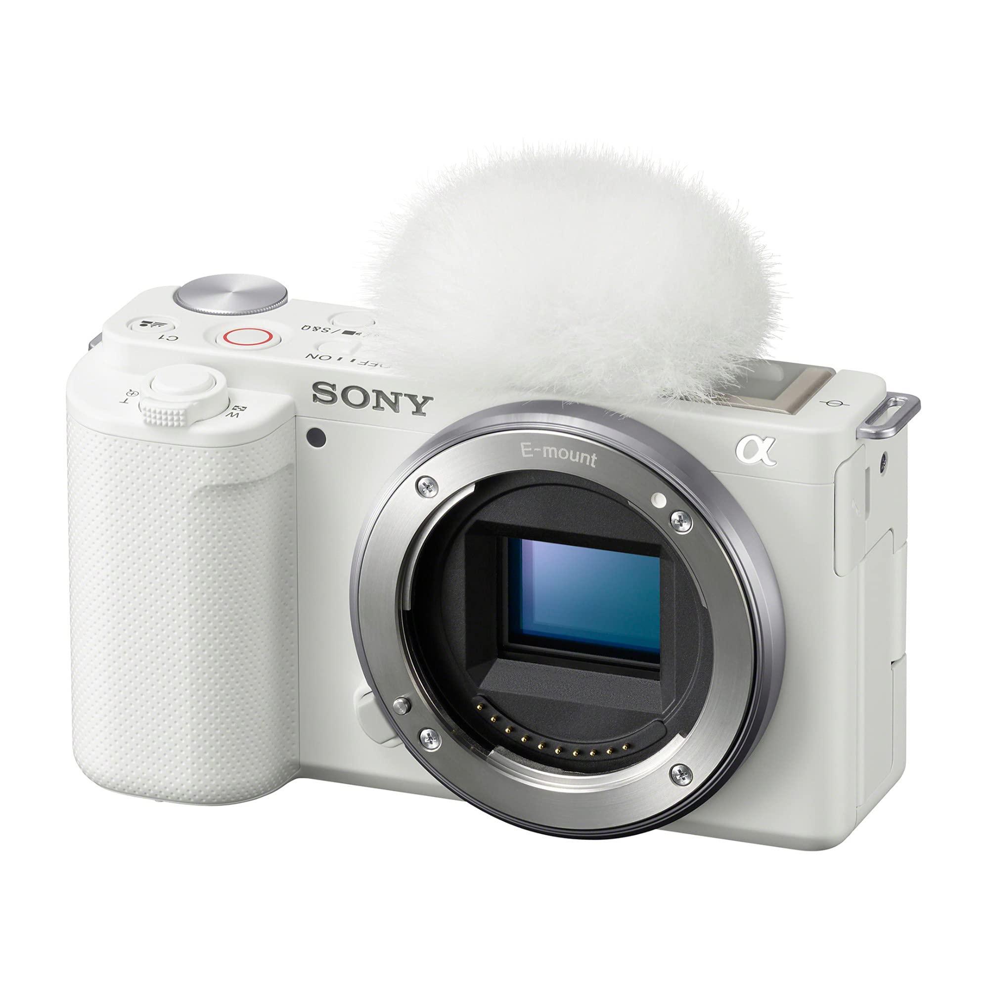 Sony Alpha ZV-E10 - APS-C Interchangeable Lens Mirrorless Vlog Camera - White - Image 2