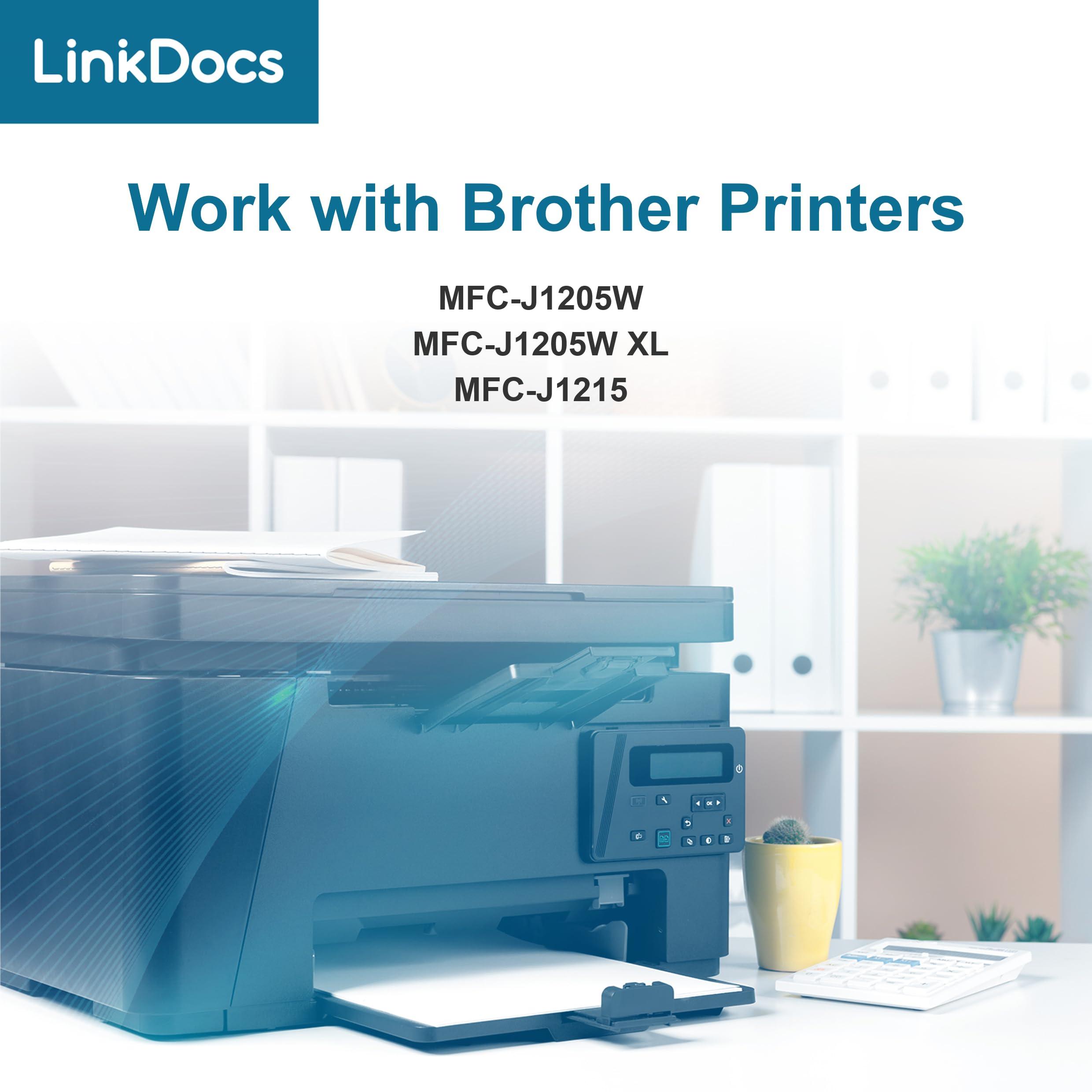 LinkDocs LC404 Ink Cartridges Replacement for Brother LC404 to use with Brother MFC-J1205W MFC-J1215W Printers (Black Cyan Magenta Yellow 4 Pack) - Image 3