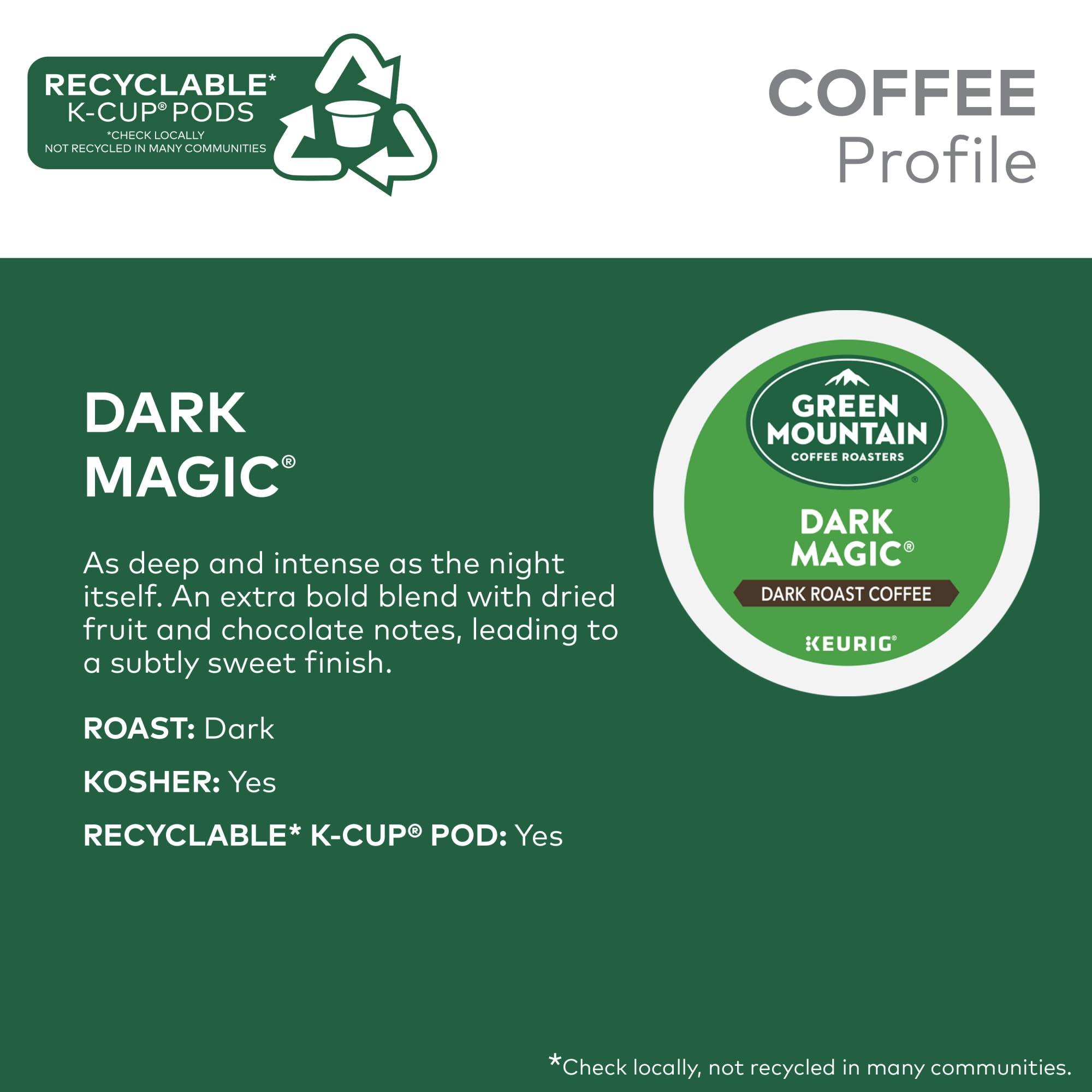 Green Mountain Coffee Roasters Dark Magic Keurig Single-Serve K-Cup Pods, Dark Roast Coffee, 72 Count - Image 4